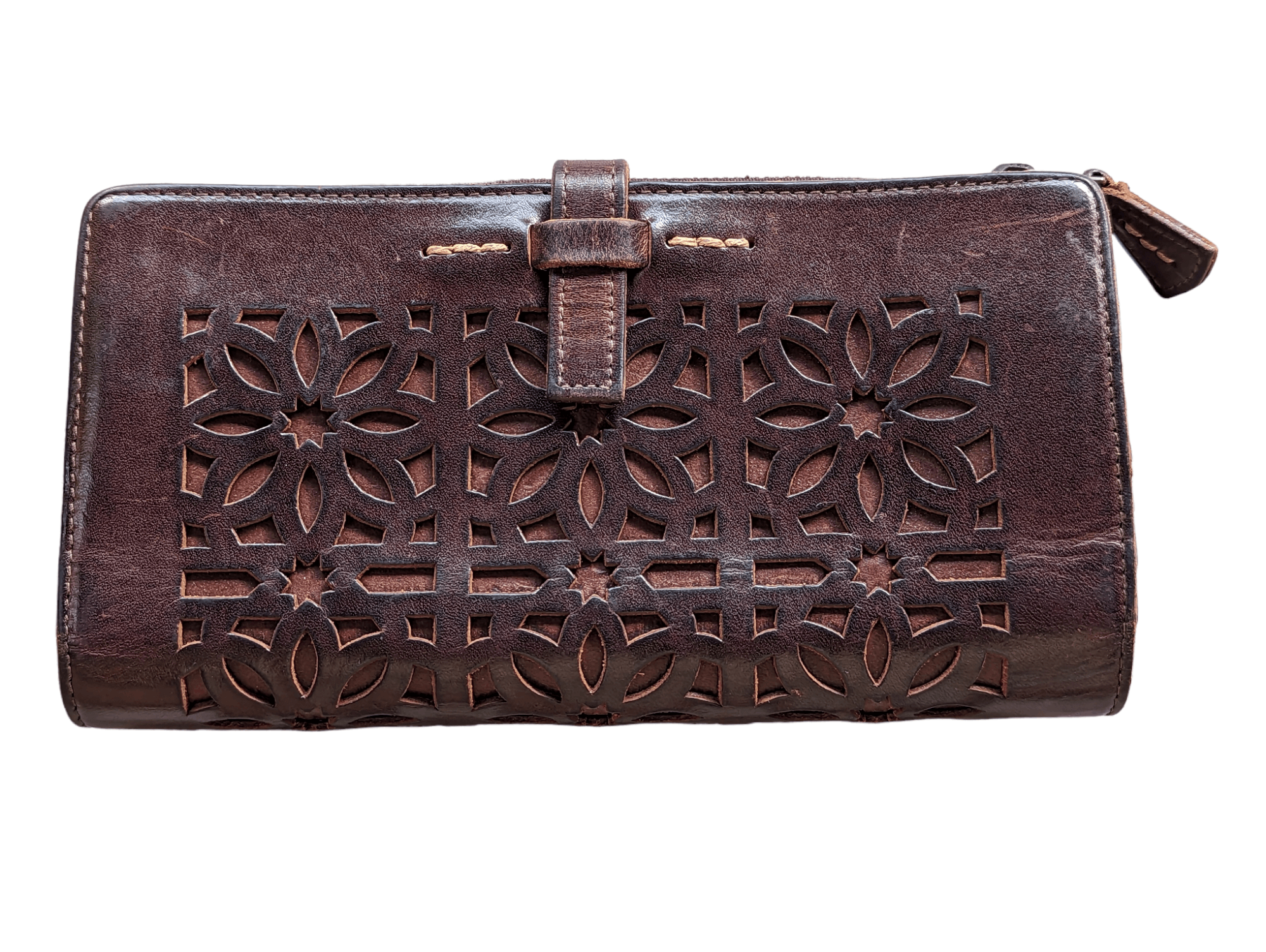 Genuine Leather RARE GENTEN CUTWORK LEATHER WALLET Size ONE SIZE - 1 Thumbnail