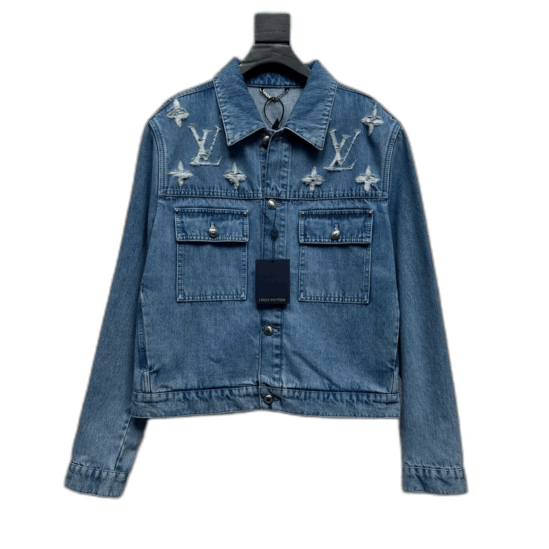 Louis Vuitton Distressed Denim Jacket for Spring-2506