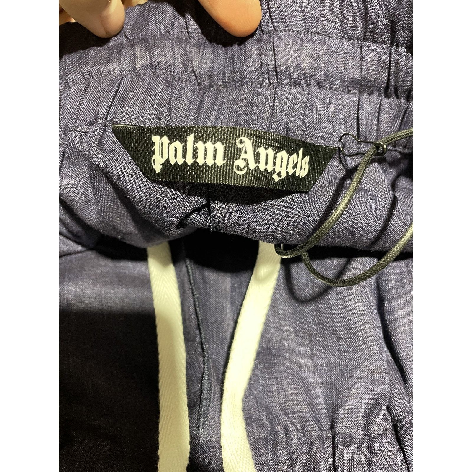 Palm Angels PALM ANGELS LINEN PURPLE TRACK PANT SIZE SMALL NEW Size US 30 / EU 46 - 4 Thumbnail