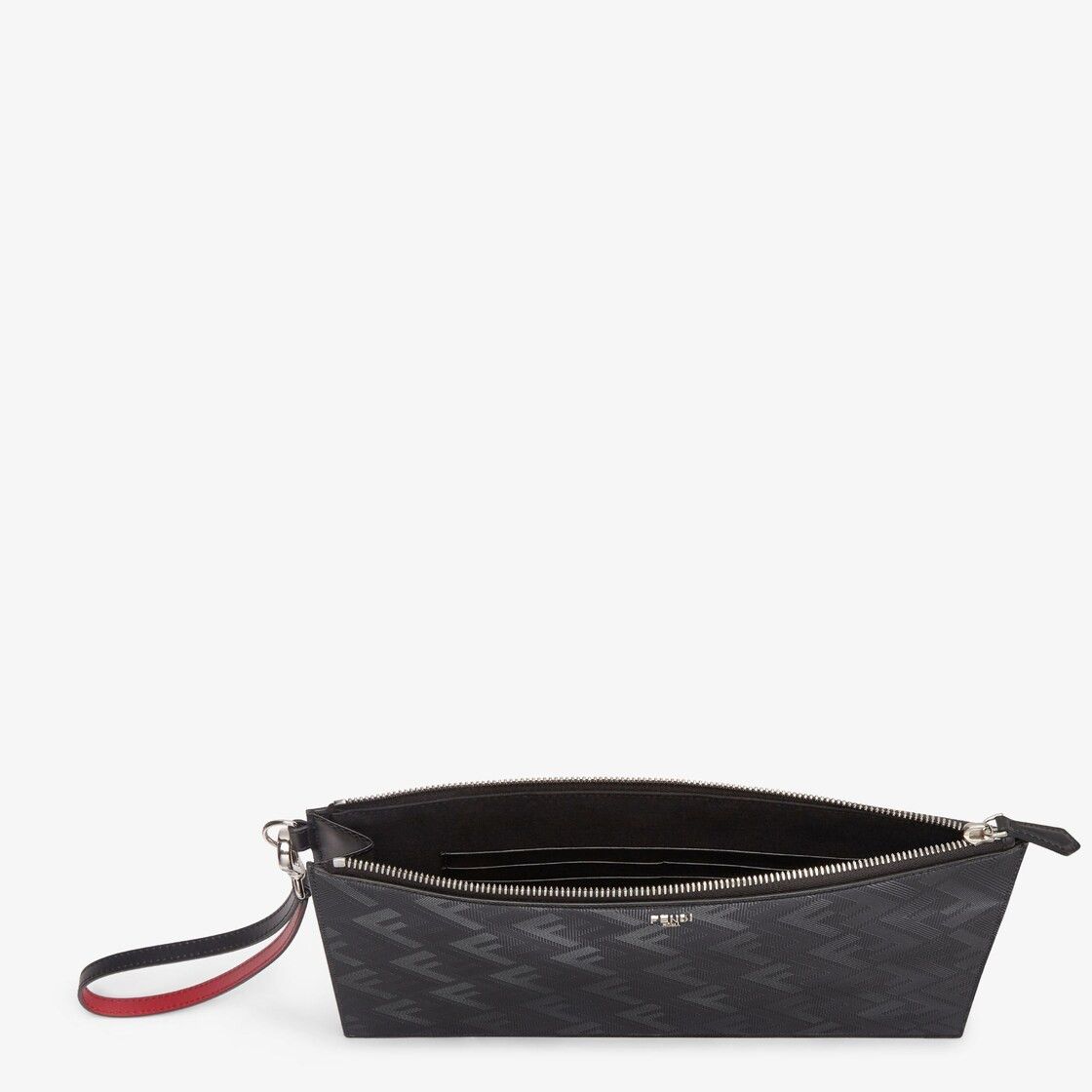 Fendi o1s1wg111025 Size: OS / FF Shadow Flat Pouch in Black Size ONE SIZE - 3 Thumbnail