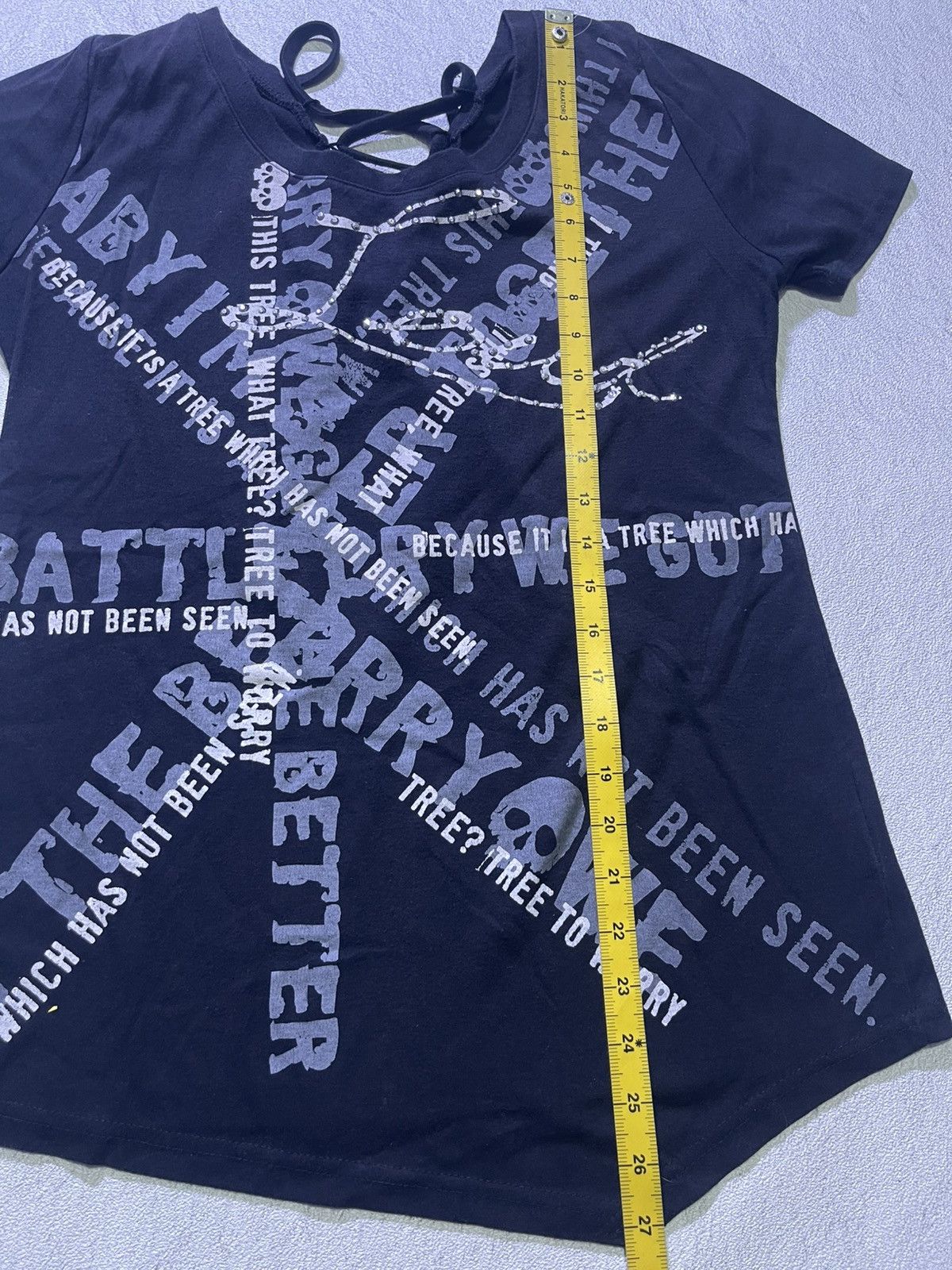 Hysteric Glamour Y2K LIVIN ALONE short sleeve tshirt Size M / US 6-8 / IT 42-44 - 9 Thumbnail