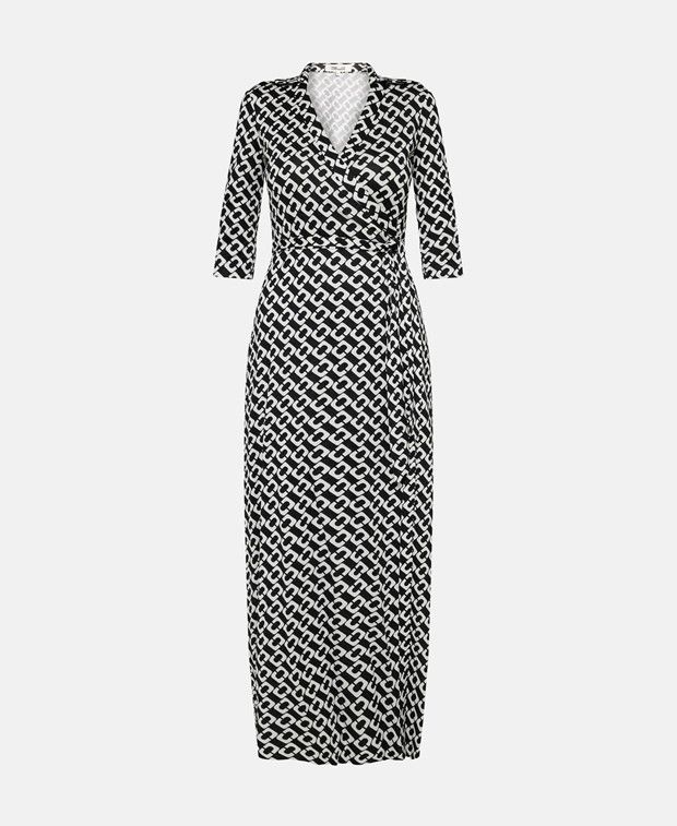 Diane von Furstenberg Silk dress Size XXL / US 16-18 / IT 52-54 - 1 Thumbnail