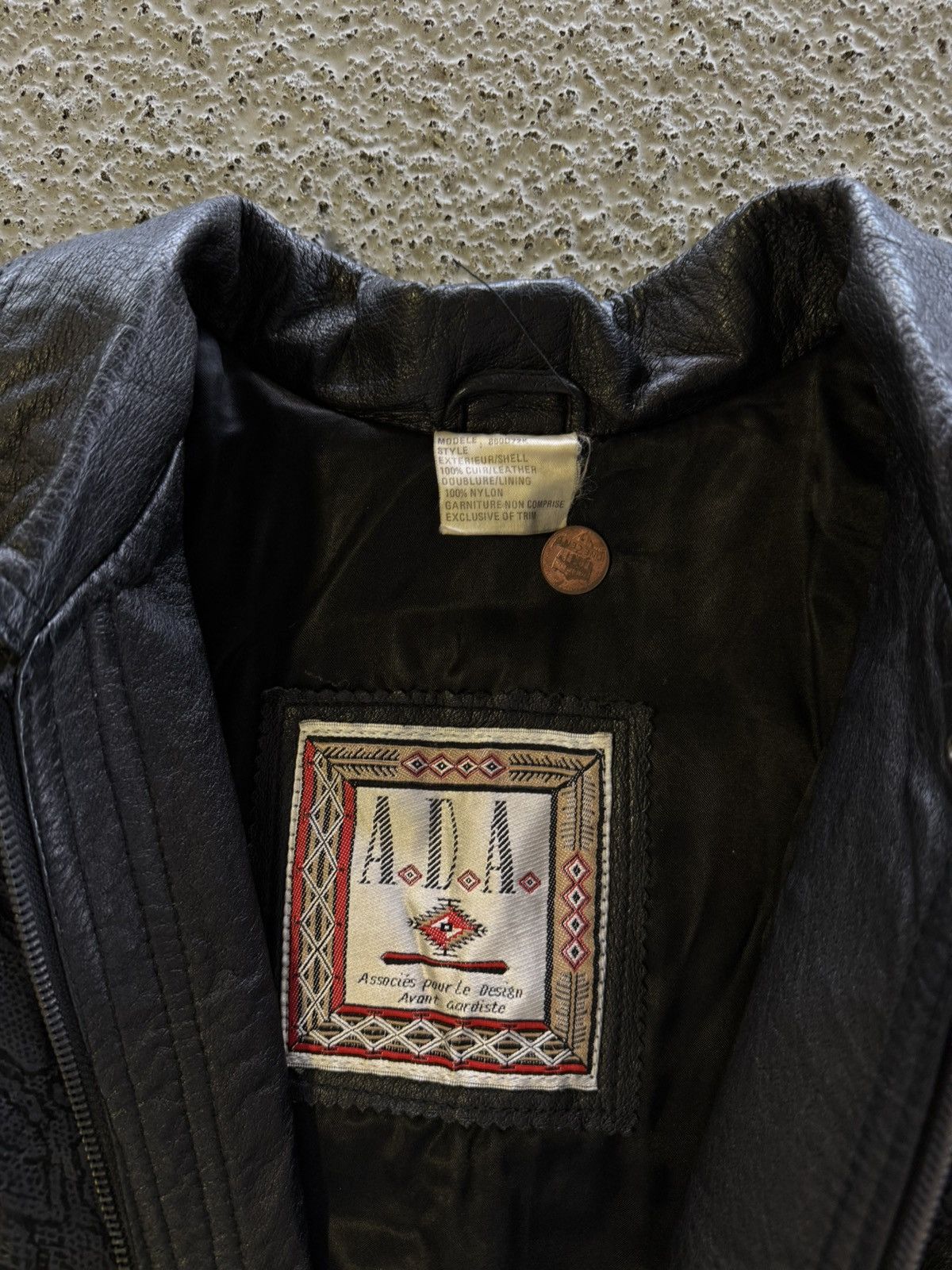 Japanese Brand × Vintage Crazy Vintage Leather French Made 90s Snakeskin USA Black Size US M / EU 48-50 / 2 - 5 Thumbnail