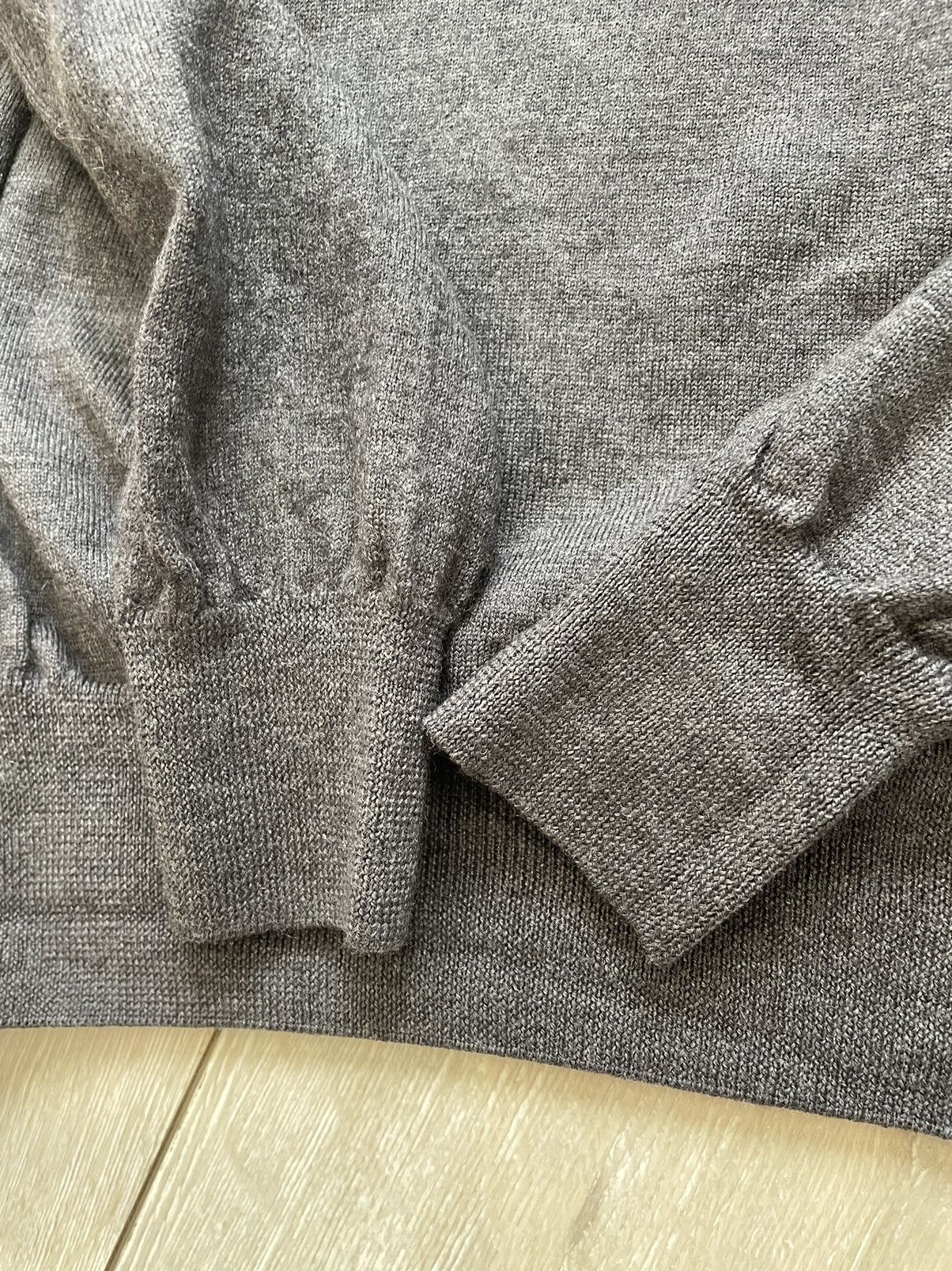 Versace Mens VERSACE COLLECTION Sweater Pullover Wool Gray Size US M / EU 48-50 / 2 - 4 Thumbnail