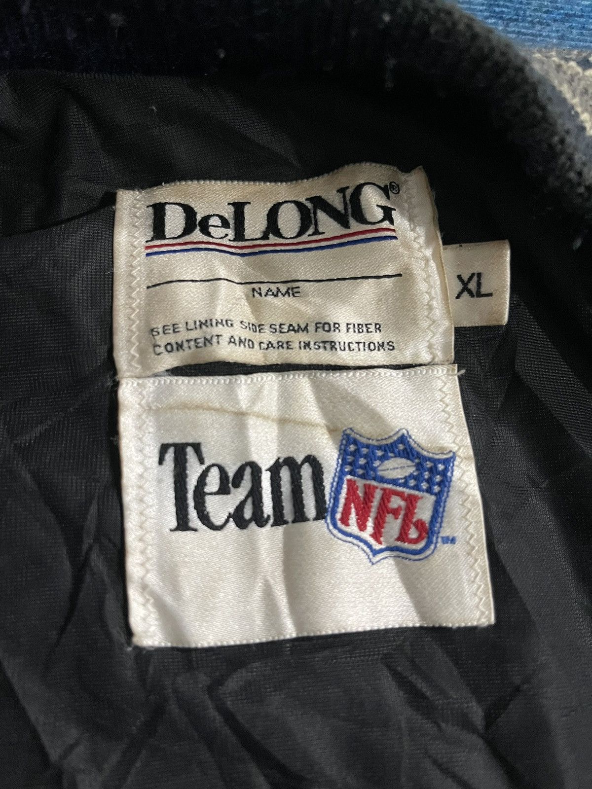 NFL Vintage Delong Nfl Cowboys Varsity Jacket Size US XL / EU 56 / 4 - 16 Thumbnail