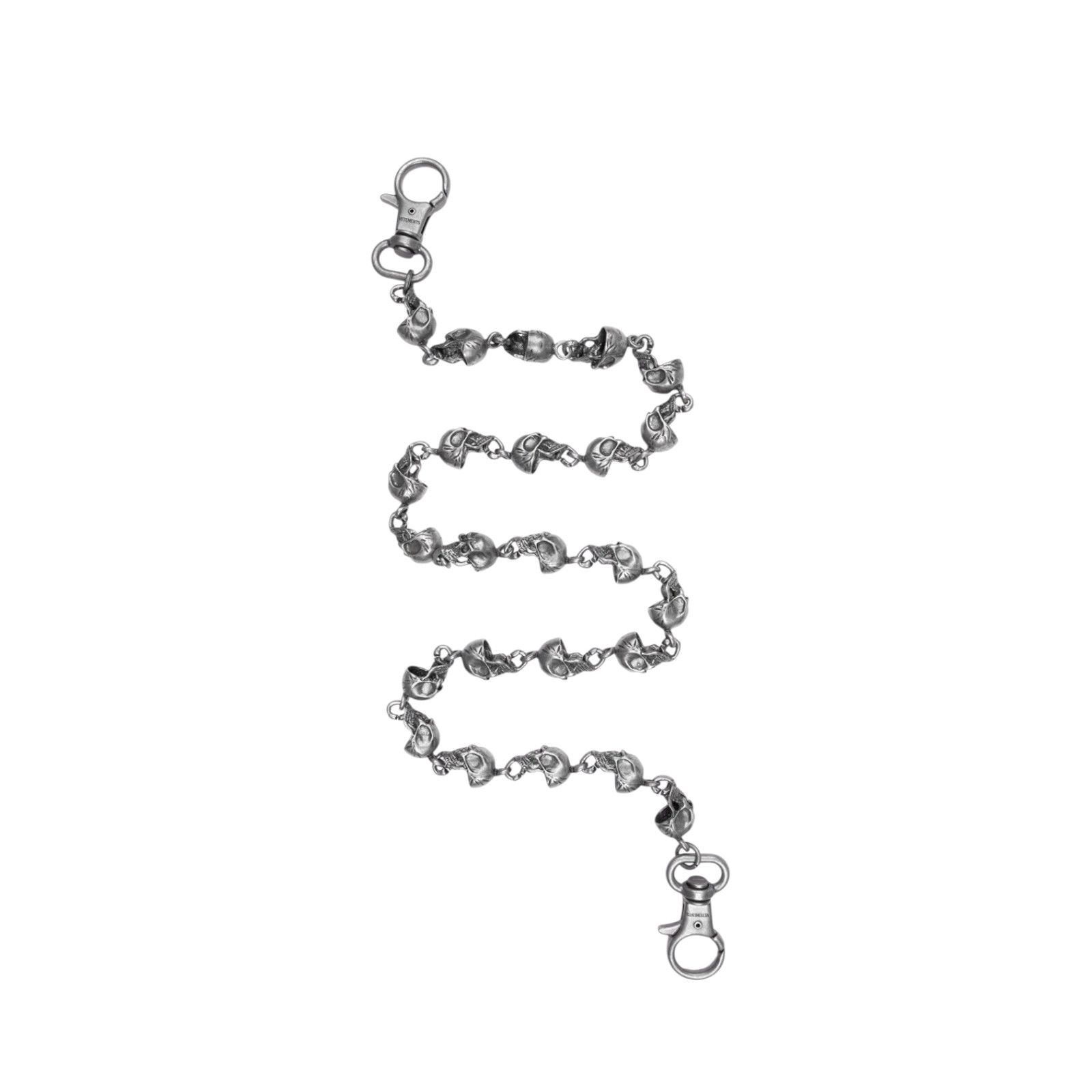Vetements Vetements SS19 Gunmetal Skulls 30” Wallet Chain Size 30 - 2 Thumbnail