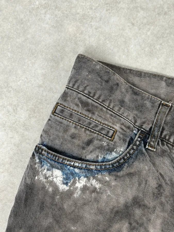 Dolce & Gabbana 2010s Dolce & Gabbana Grey Smoked Hybrid Denim Jeans Size US 32 / EU 48 - 8 Thumbnail