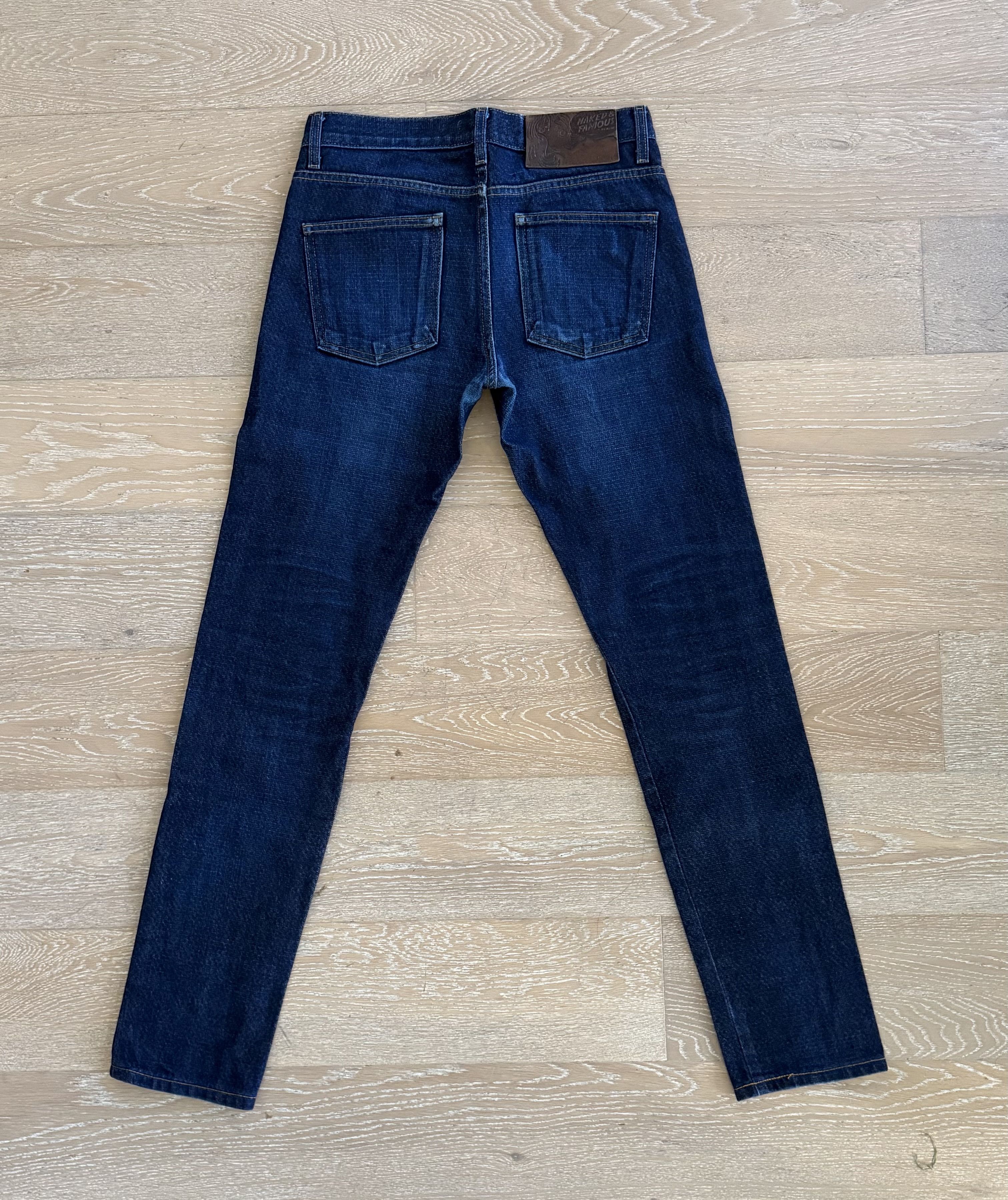 Naked & Famous Dobby Diamond Selvege Super Skinny Guy Size US 31 - 2 Thumbnail