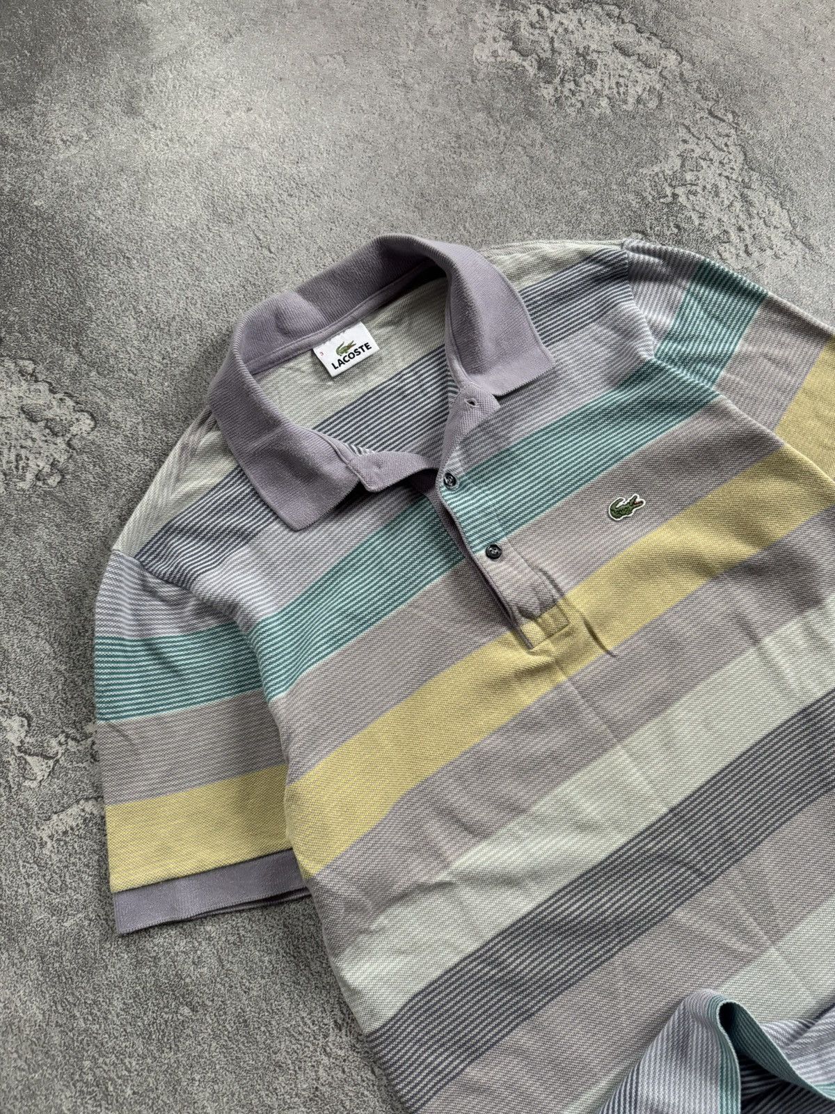 Lacoste Lacoste 3/size striped multicolour polo tee T-shirts casual Size US S / EU 44-46 / 1 - 2 Thumbnail