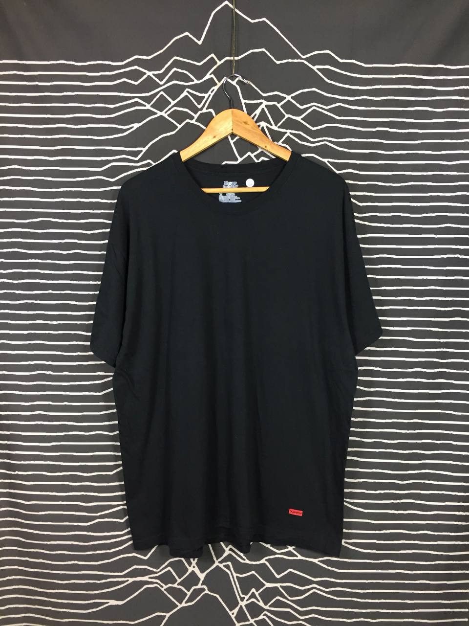 Hanes × Supreme Vtg Supreme Hanes Plain Basic Essential Box Logo Tee Size US XL / EU 56 / 4 - 1 Thumbnail