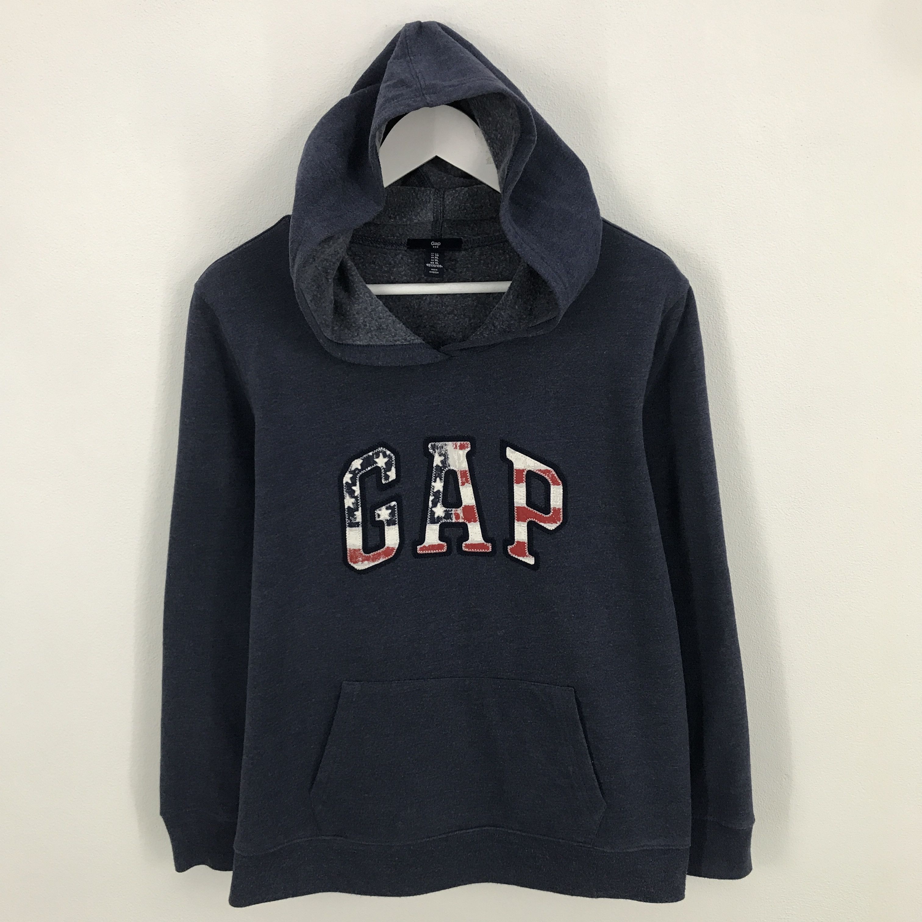Gap Rare Gap american logo hoodie sweatshirt Size US XL / EU 56 / 4 - 1 Thumbnail
