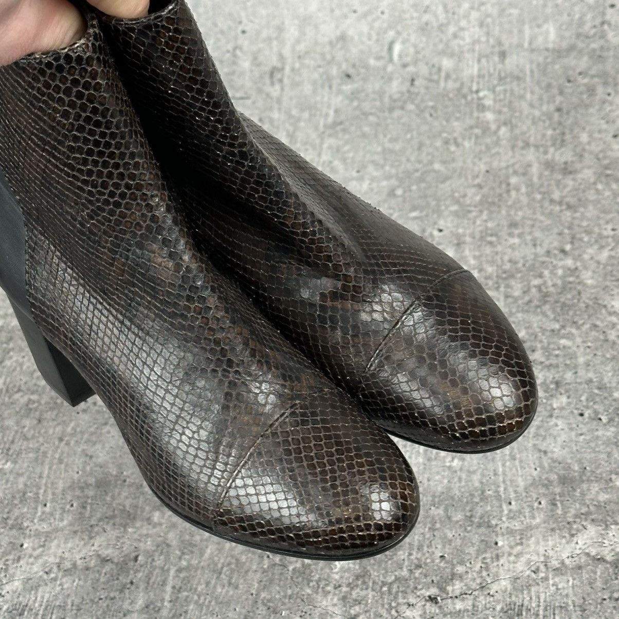 Zadig & Voltaire Zadig & Voltaire Lena Wild Leather Ankle Boots Shoes Size US 6 / IT 36 - 19 Thumbnail