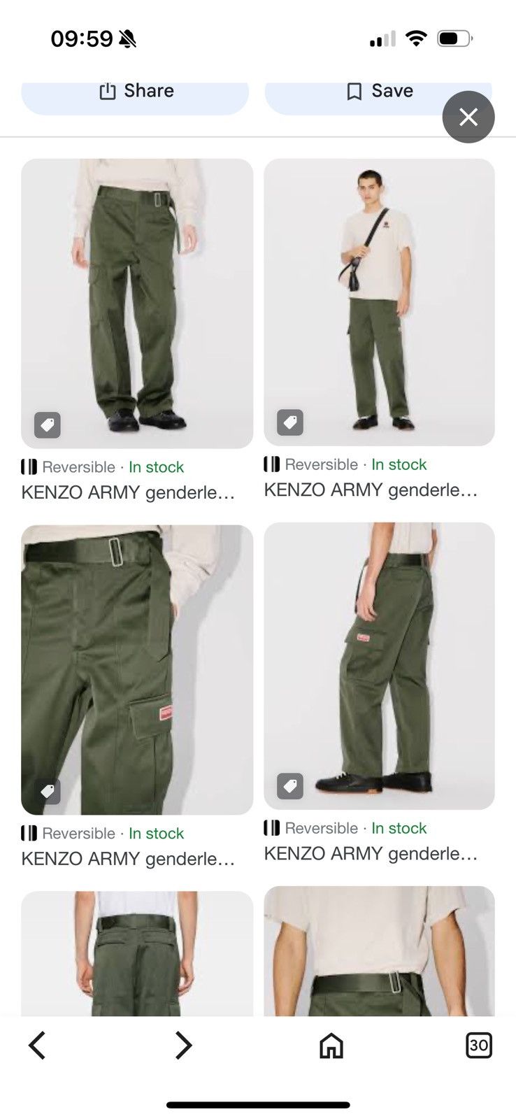Kenzo KENZO pants STUDY PHOTOS FOR REAL TAPE MEASUREMENTS Size US 30 / EU 46 - 19 Thumbnail