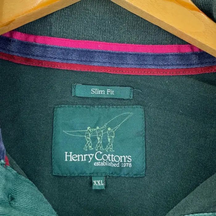 Henry Cotton's Vintage HENRY COTTONS FOREST Collection Polo Tee Shirt Size US XXL / EU 58 / 5 - 6 Thumbnail