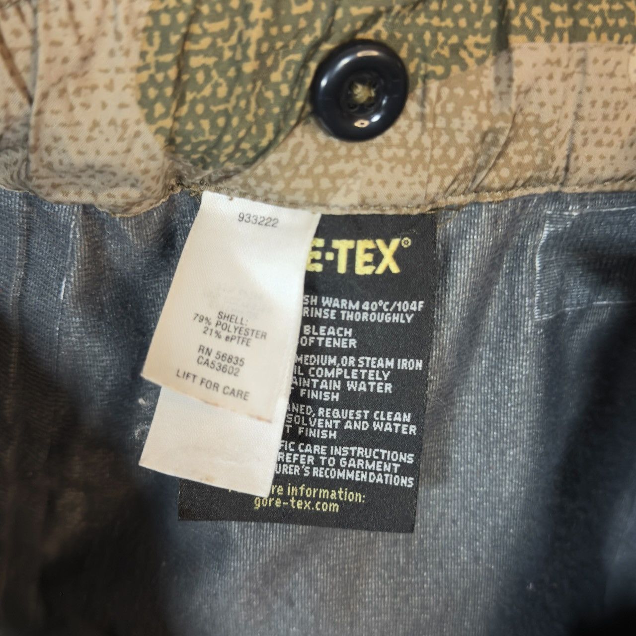 Cabelas Cabelas Gore-Tex Alaskan Guide Waterproof Baggy Camo Pants Size US 36 / EU 52 - 7 Thumbnail