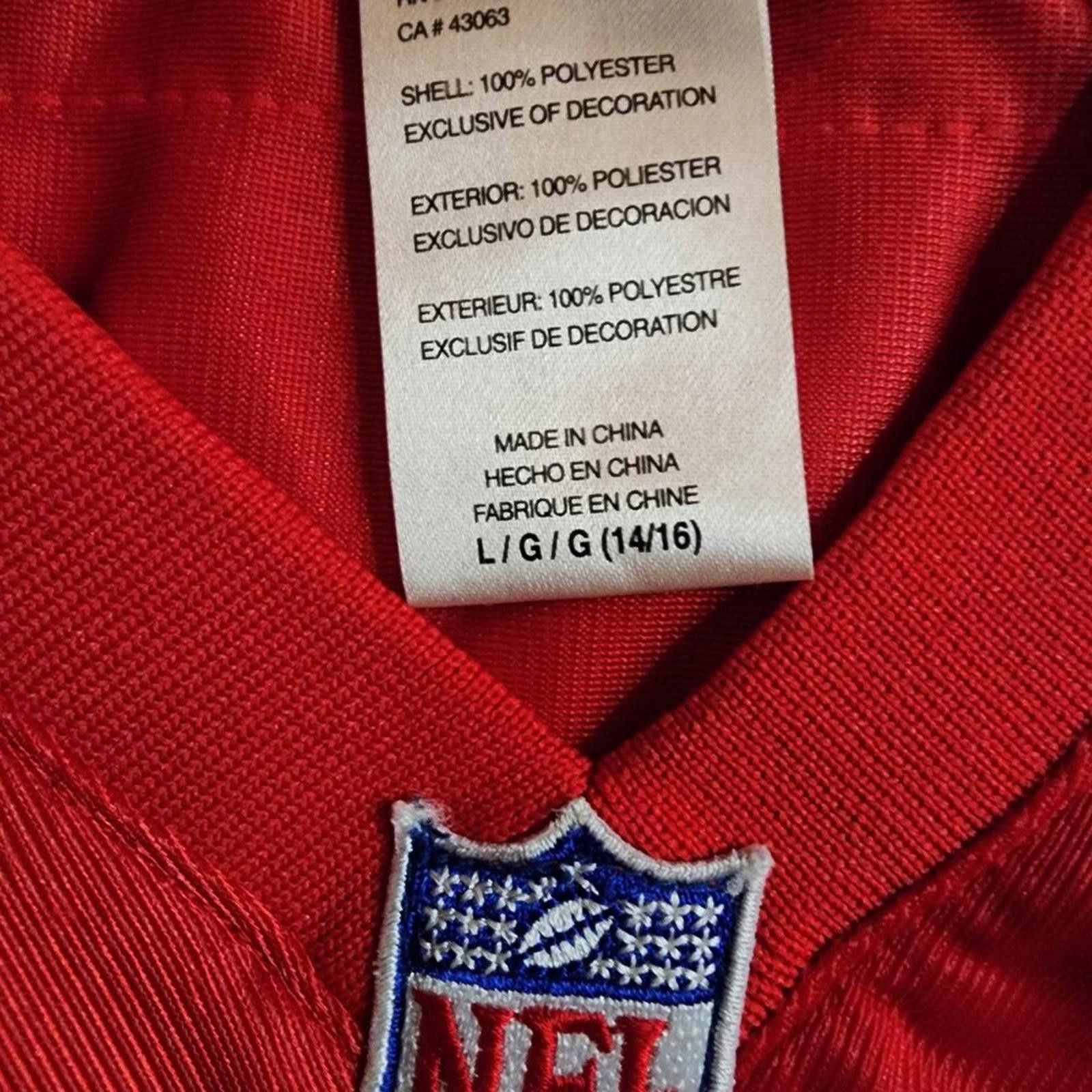 Reebok Joe Montana San Fran 49er's 1990 Throwback Reebok Sz L Size US L / EU 52-54 / 3 - 7 Thumbnail