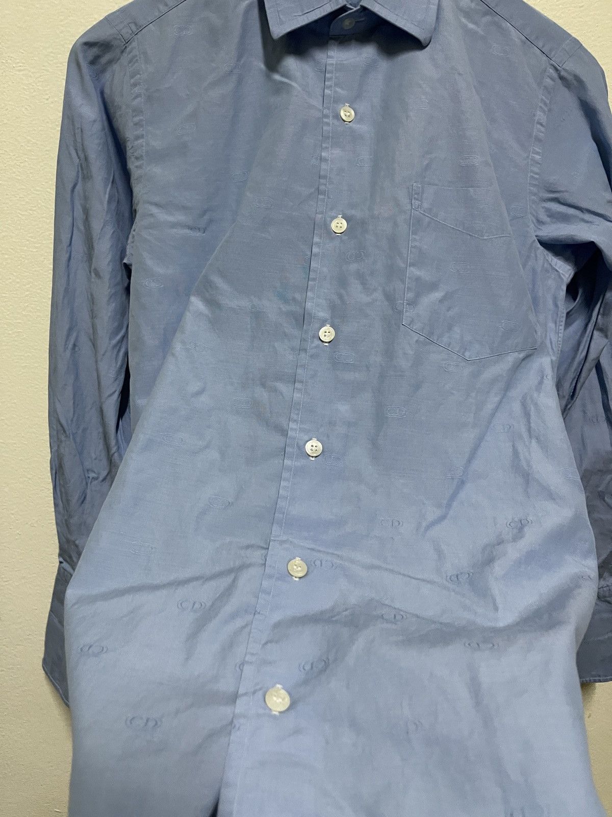 Christian Dior Monsieur × Vintage Christian Dior Full Print CD Shirt Long Sleeve Size US S / EU 44-46 / 1 - 9 Thumbnail