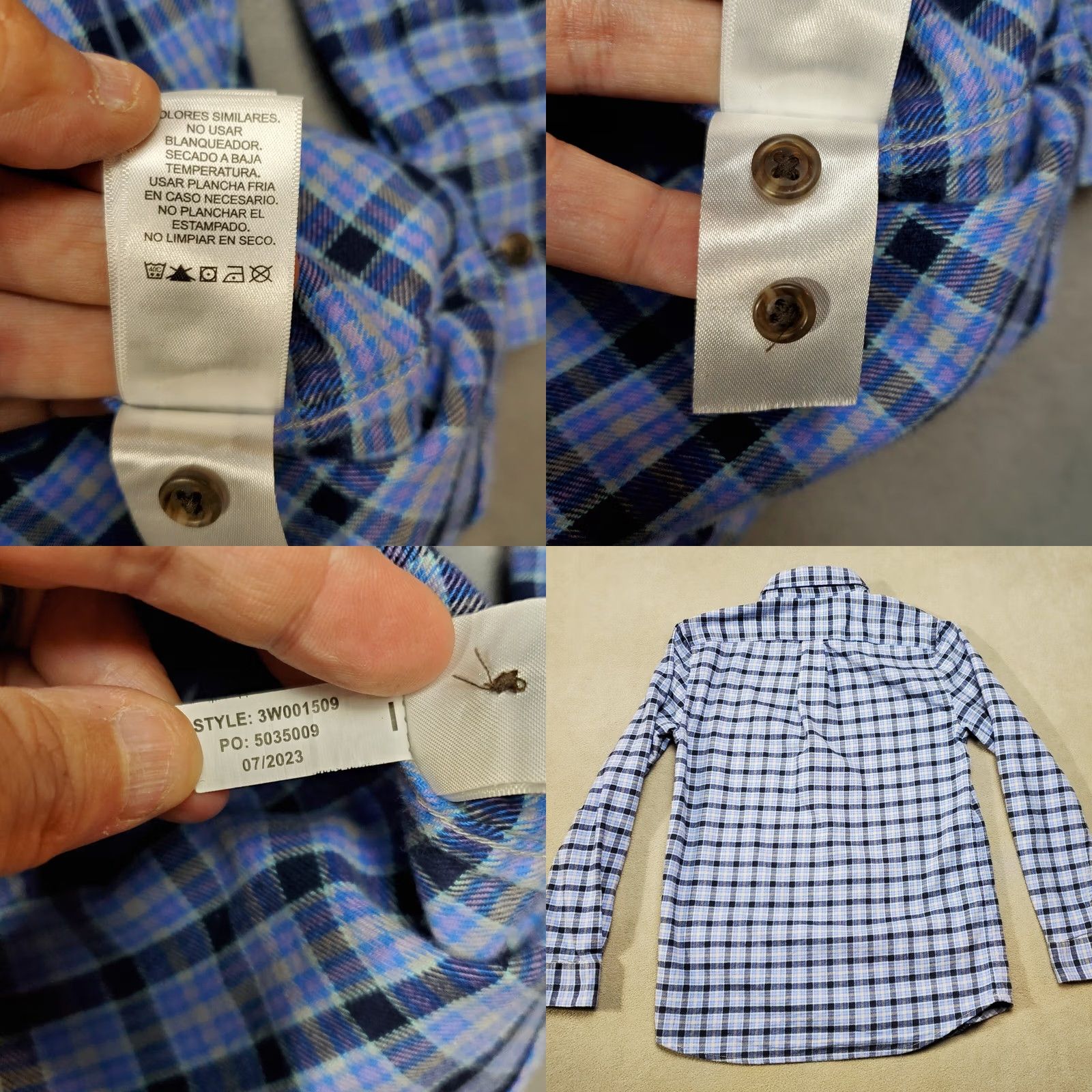 Vineyard Vines Vineyard Vines Shirt Womens Large Blue Plaid Cotton Long Sleeve Button-Down Size L / US 10 / IT 46 - 8 Thumbnail