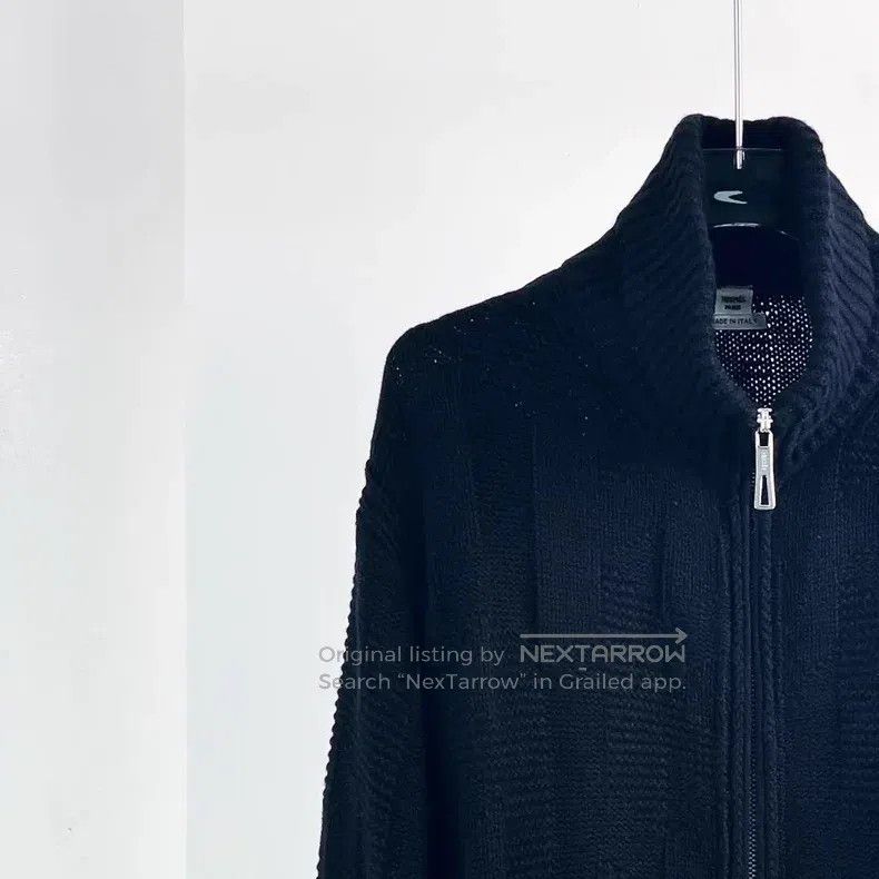 Hermes Hermes Black Wool Knit Zipper Jacket Size XXS / US 00 / IT 34 - 3 Thumbnail