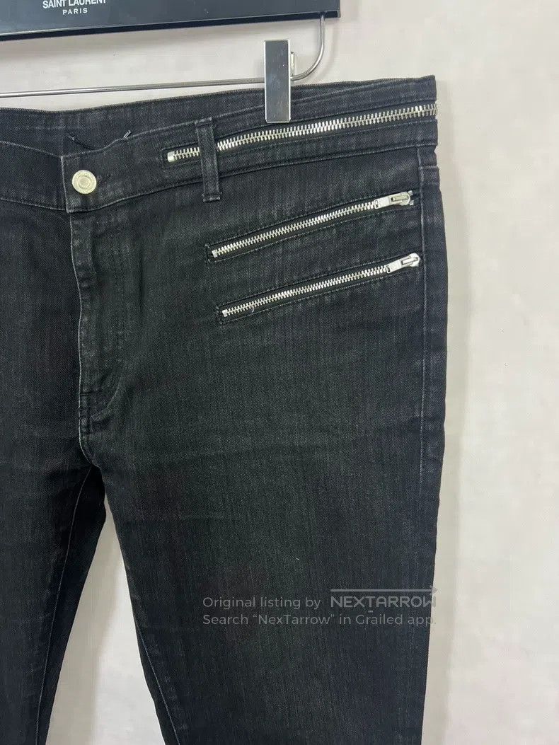 Saint Laurent Paris Saint Laurent Paris Multi-Zip Black Denim Pants Size US 36 / EU 52 - 3 Thumbnail