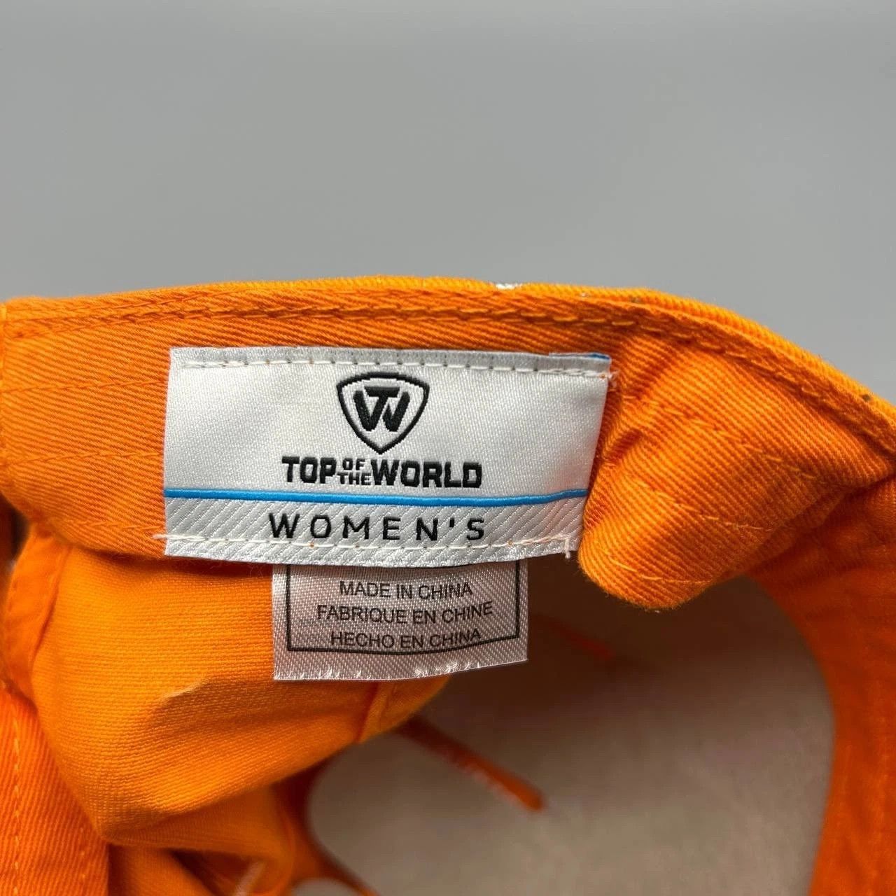 Top Of The World Tennessee Volunteers Hat Women Orange OHT Strap Back Cotton Size ONE SIZE - 5 Thumbnail