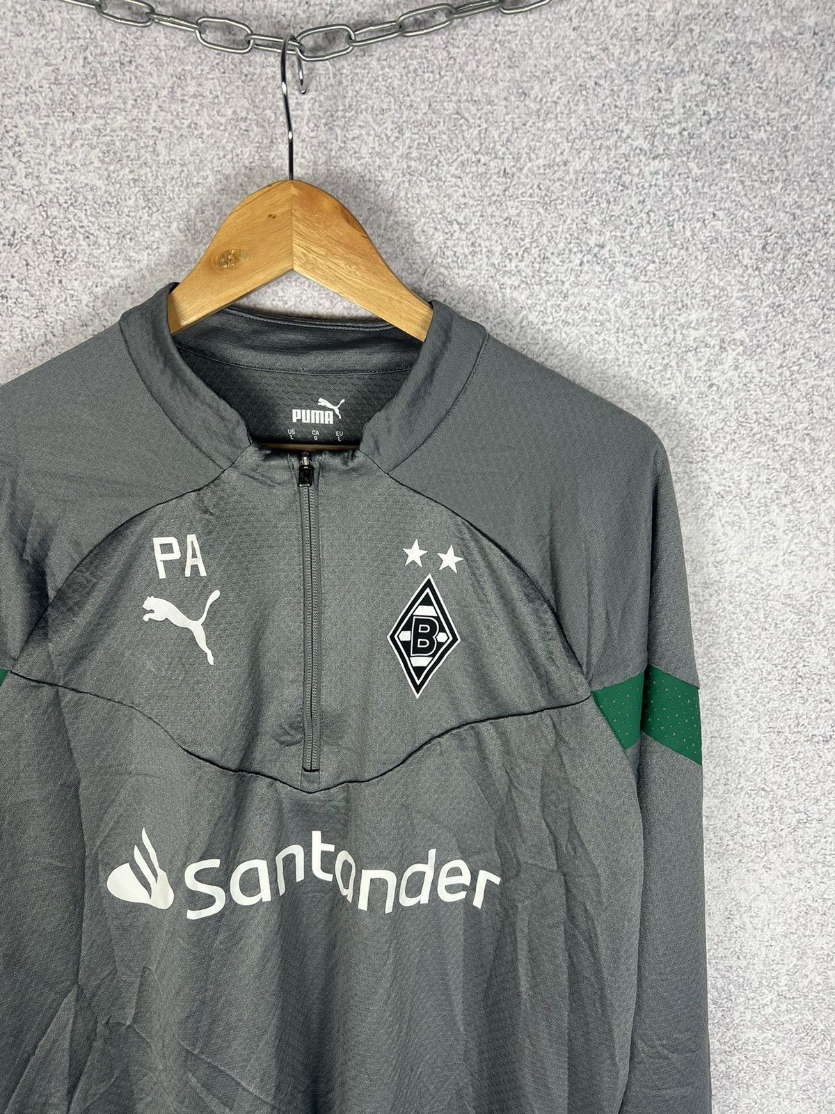 Puma Borussia Mönchengladbach Soccer Track Top Sweatshirt