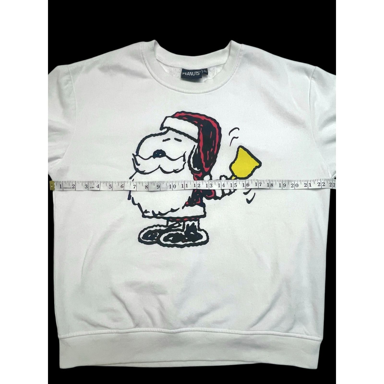 Peanuts Peanuts Snoopy Santa Claus Christmas White Sweatshirt -Large Size US L / EU 52-54 / 3 - 13 Thumbnail