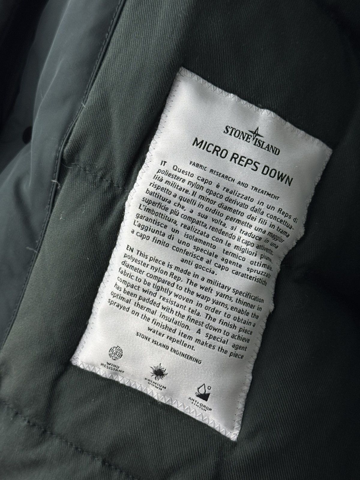 Stone Island Stone Island Micro Reps Military Down Filed Parka Jacket 🥶 Size US M / EU 48-50 / 2 - 15 Thumbnail