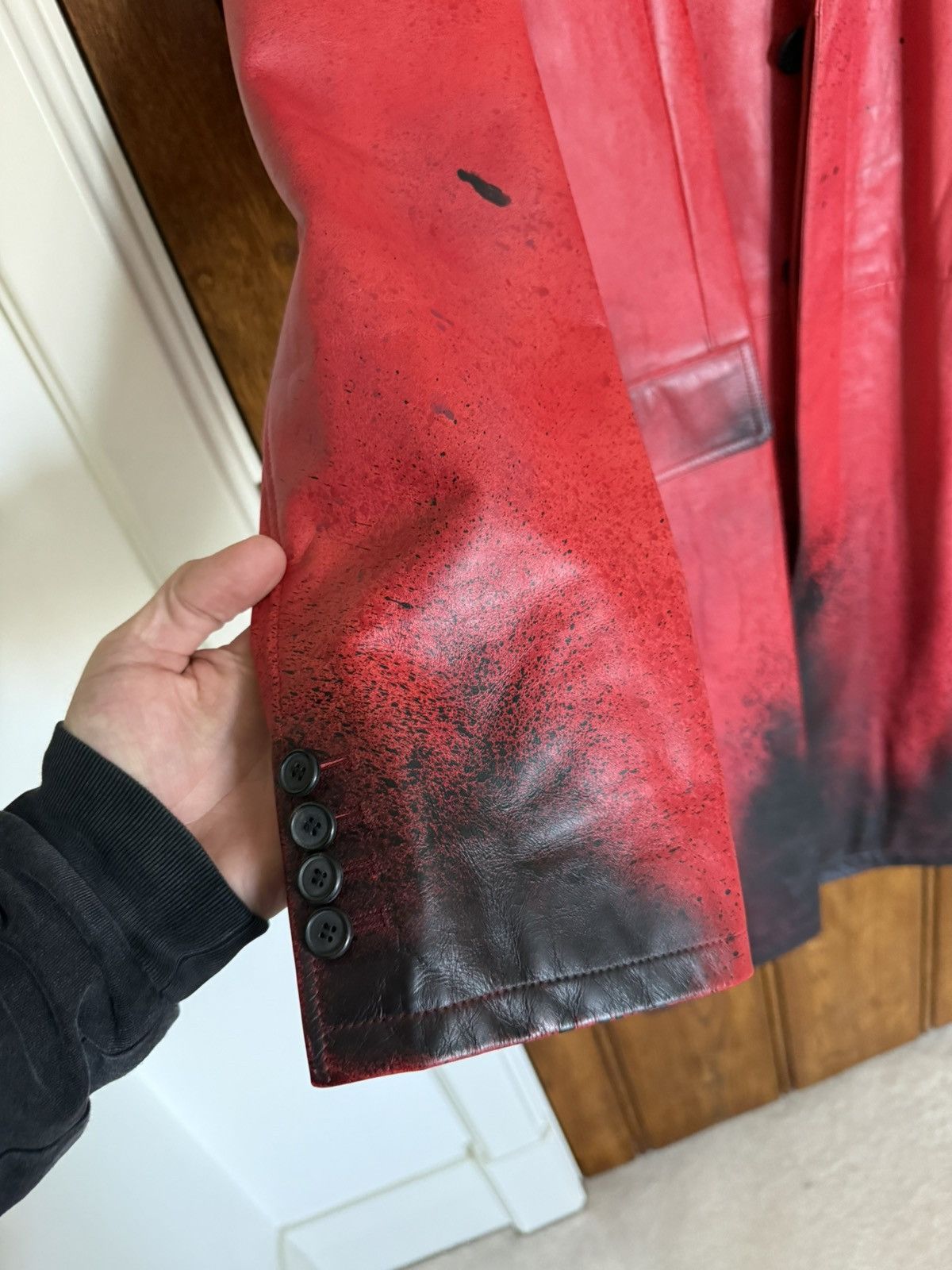 Calvin Klein 205W39NYC Holy Grail FW18 Calvin Klein 205w39nyc leather tench jacket Size US L / EU 52-54 / 3 - 17 Thumbnail