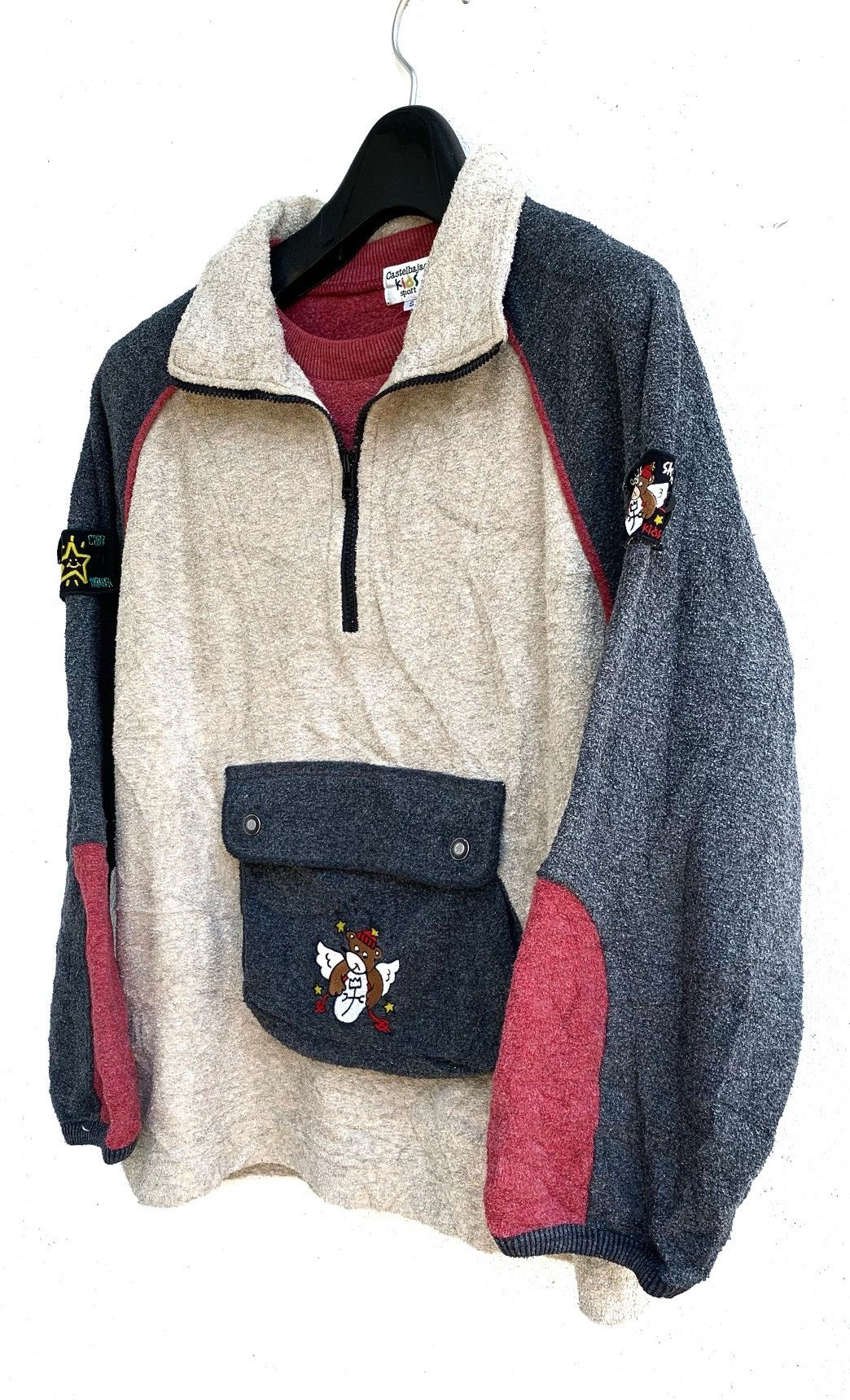 Jean Charles De Castelbajac × Vintage Vintage Half zipper Sweather Fleece with single pocket Size S / US 4 / IT 40 - 1 Thumbnail