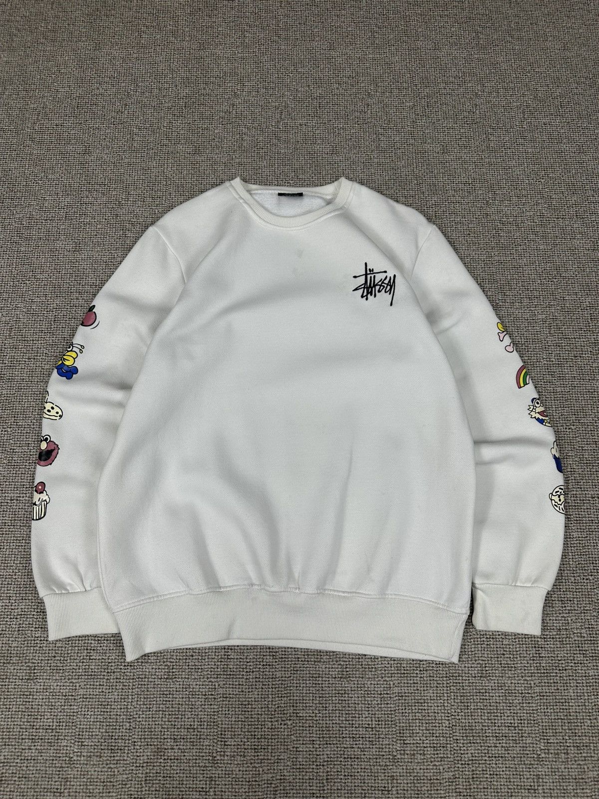 Stussy Vintage Stussy X Sesame Street Crewneck Z306 Size US L / EU 52-54 / 3 - 1 Thumbnail