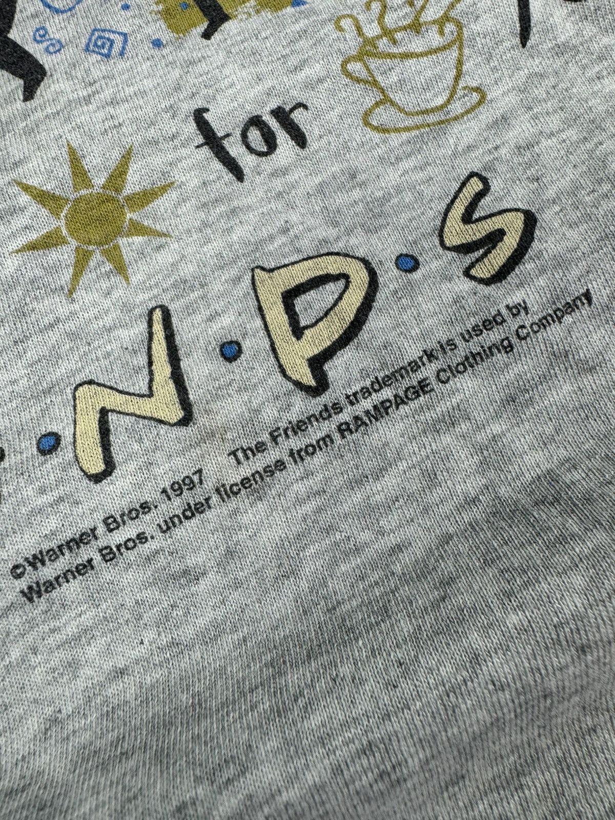 Vintage Vintage 1997 Friends tv series movie promo tee Size US XL / EU 56 / 4 - 6 Thumbnail