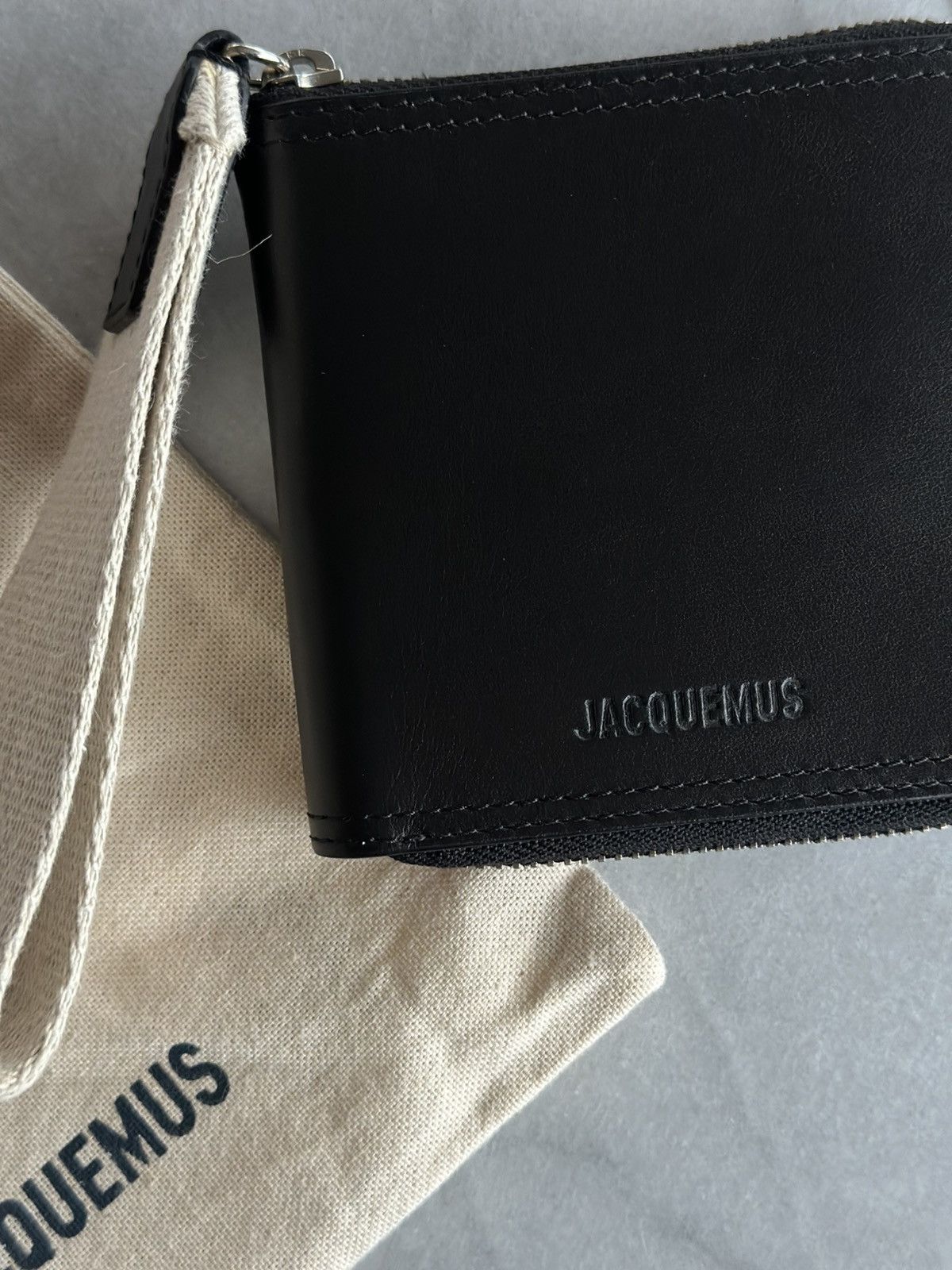 Jacquemus JACQUEMUS LE CARRÉ ROND 100% Leather zip around wallet Size ONE SIZE - 2 Thumbnail