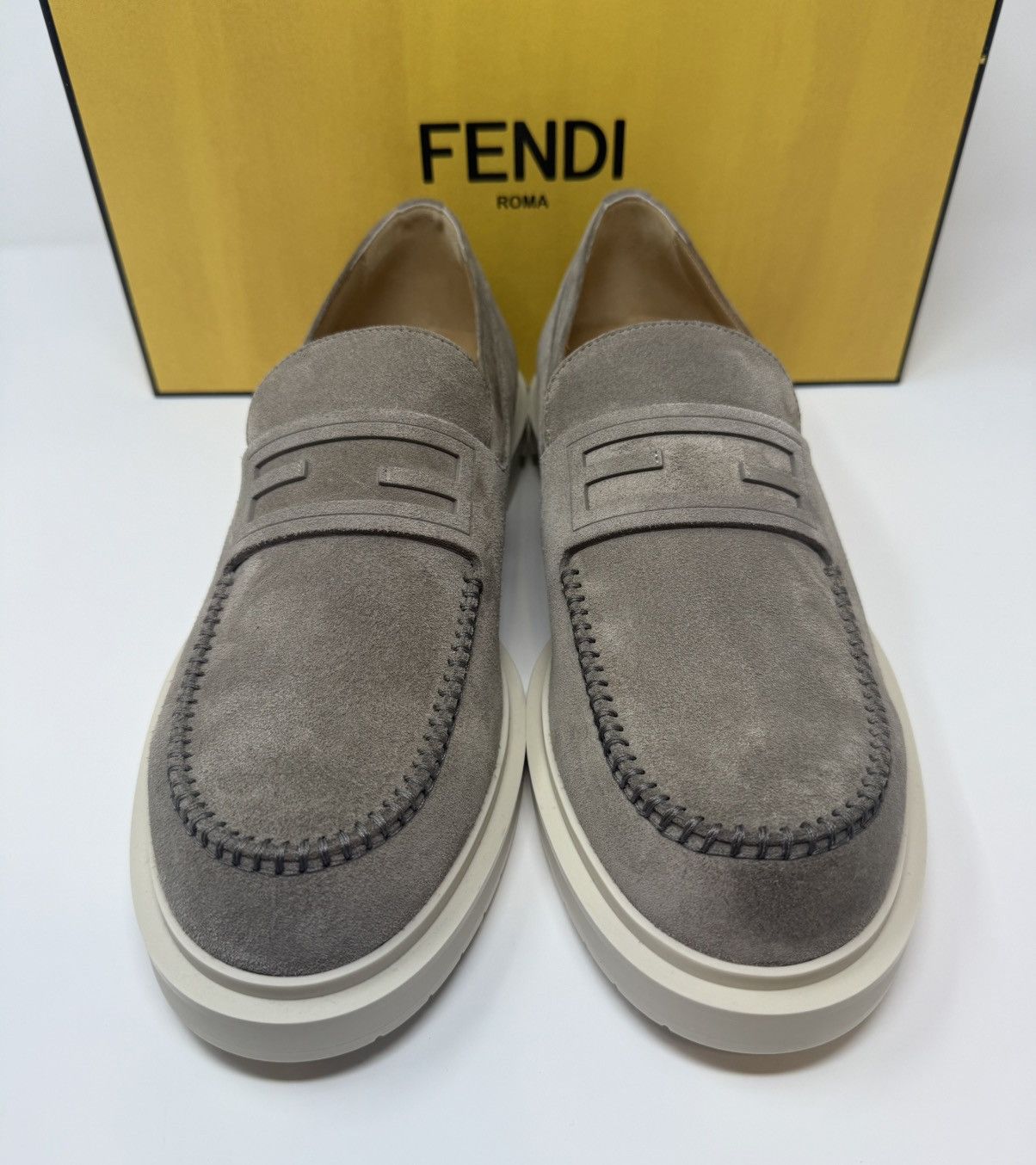 Fendi Fendi Frame Suede Loafer Size US 11 / EU 44 - 2 Thumbnail