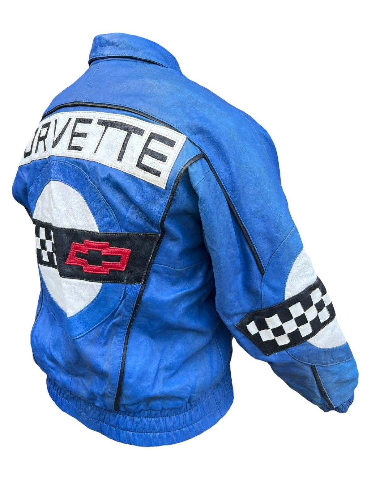 Vintage Vintage Covernett Racing Spellout Baggy Leather Jacket Size US M / EU 48-50 / 2 - 5 Thumbnail