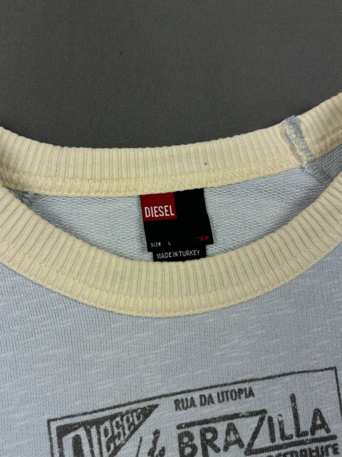 Diesel × Vintage Y2K Vintage Diesel Brazilla SuperNature Scorpions Sweatshirt Size L / US 10 / IT 46 - 10 Thumbnail
