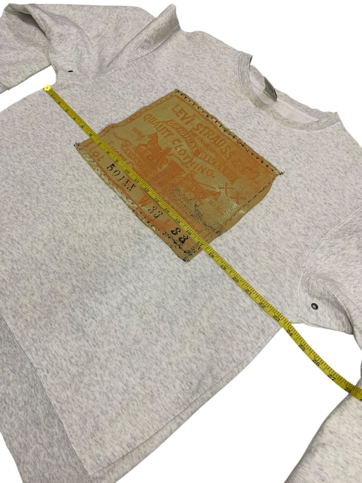 Levi's × Vintage Vintage Levis 501 Big Logo Sweatshirt Made In Usa Size US L / EU 52-54 / 3 - 8 Thumbnail