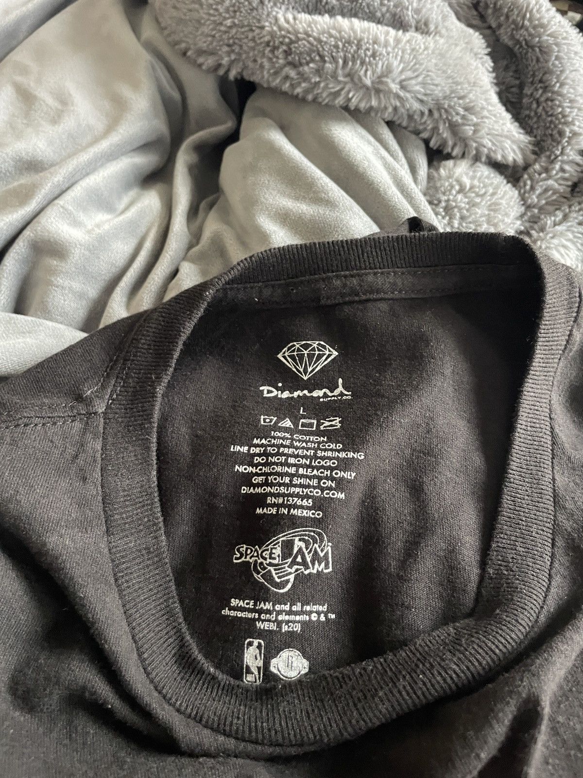 Diamond Supply Co. Diamond x Space Jam x H Town Rockets tee Size US L / EU 52-54 / 3 - 8 Thumbnail