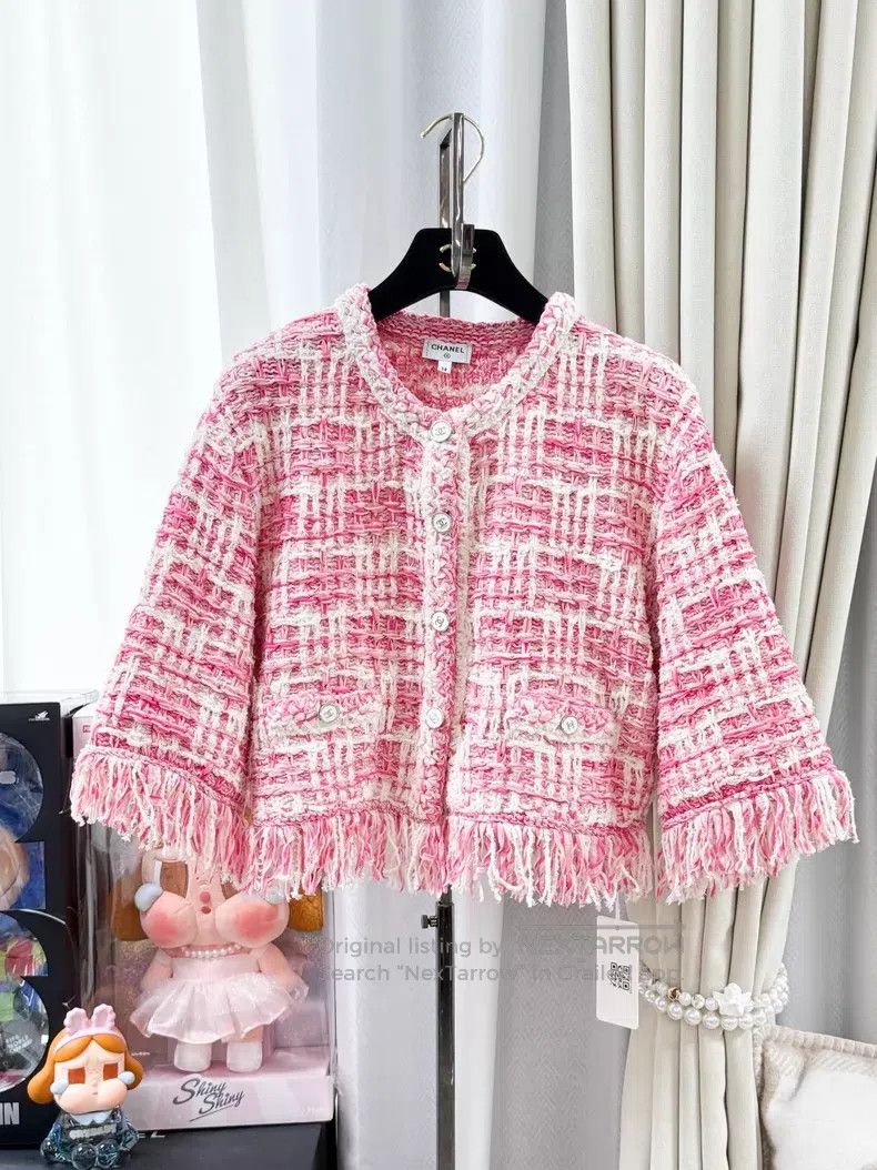 Chanel Chanel Knitted tassel cardigan jacket Size XS / US 0-2 / IT 36-38 - 1 Thumbnail