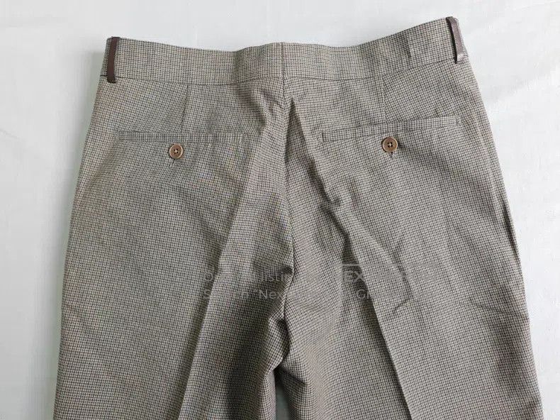 Hermes Hermes Men's Casual Trousers, Vintage Houndstooth Check, 1 Size 40R - 6 Thumbnail