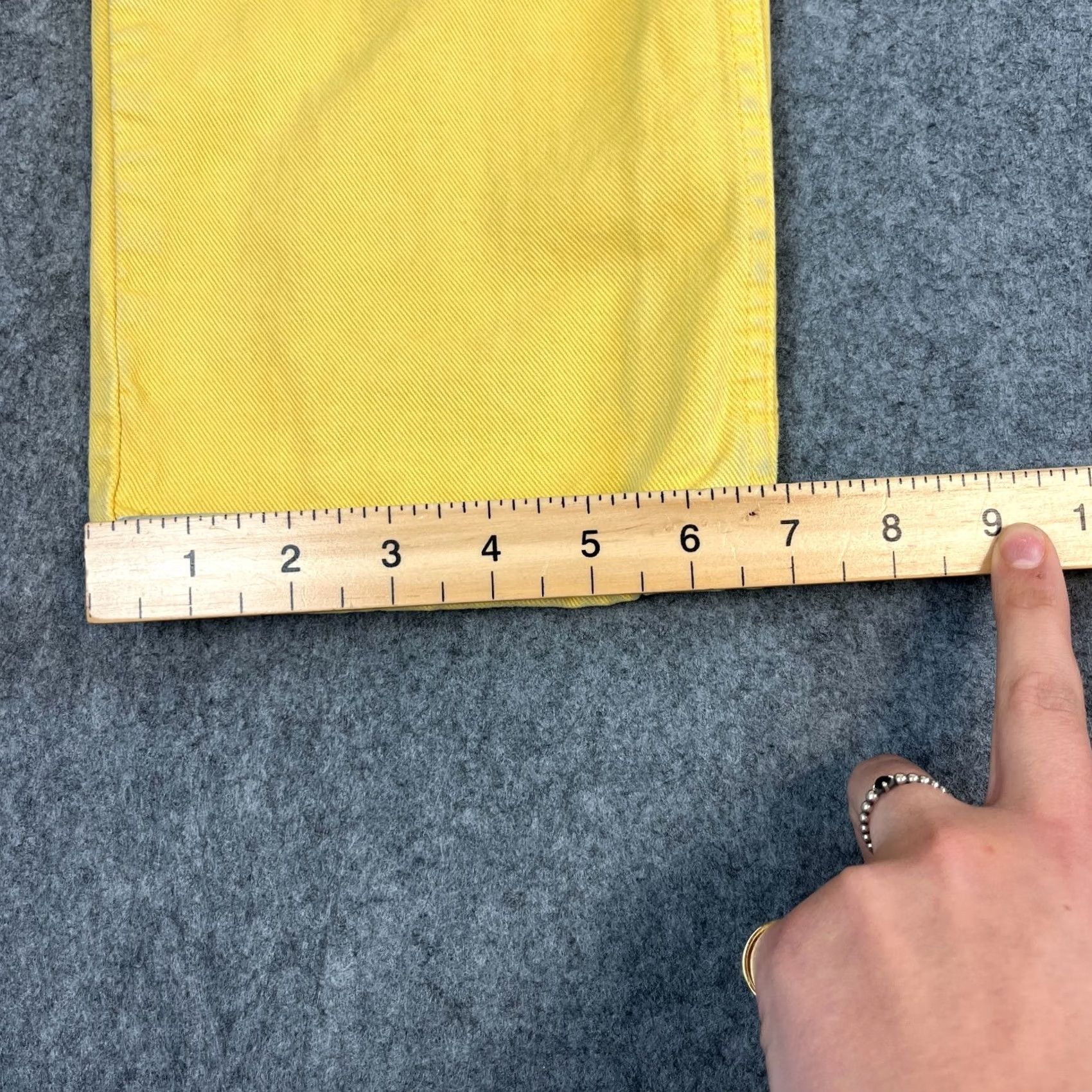 Hugo Boss VINTAGE Hugo Boss Jeans Straight 30 34 Yellow 100% Cotton Denim 5-Pocket Mens Jeans Size US 30 / EU 46 - 4 Thumbnail