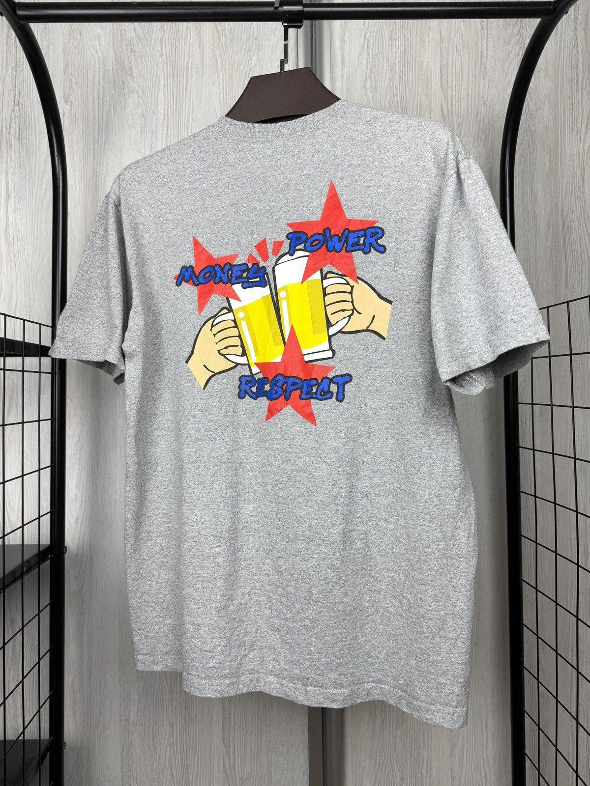 Supreme 2019 Supreme Money Power Respect Beer Star Fist Cheers Tee Size US M / EU 48-50 / 2 - 2 Thumbnail