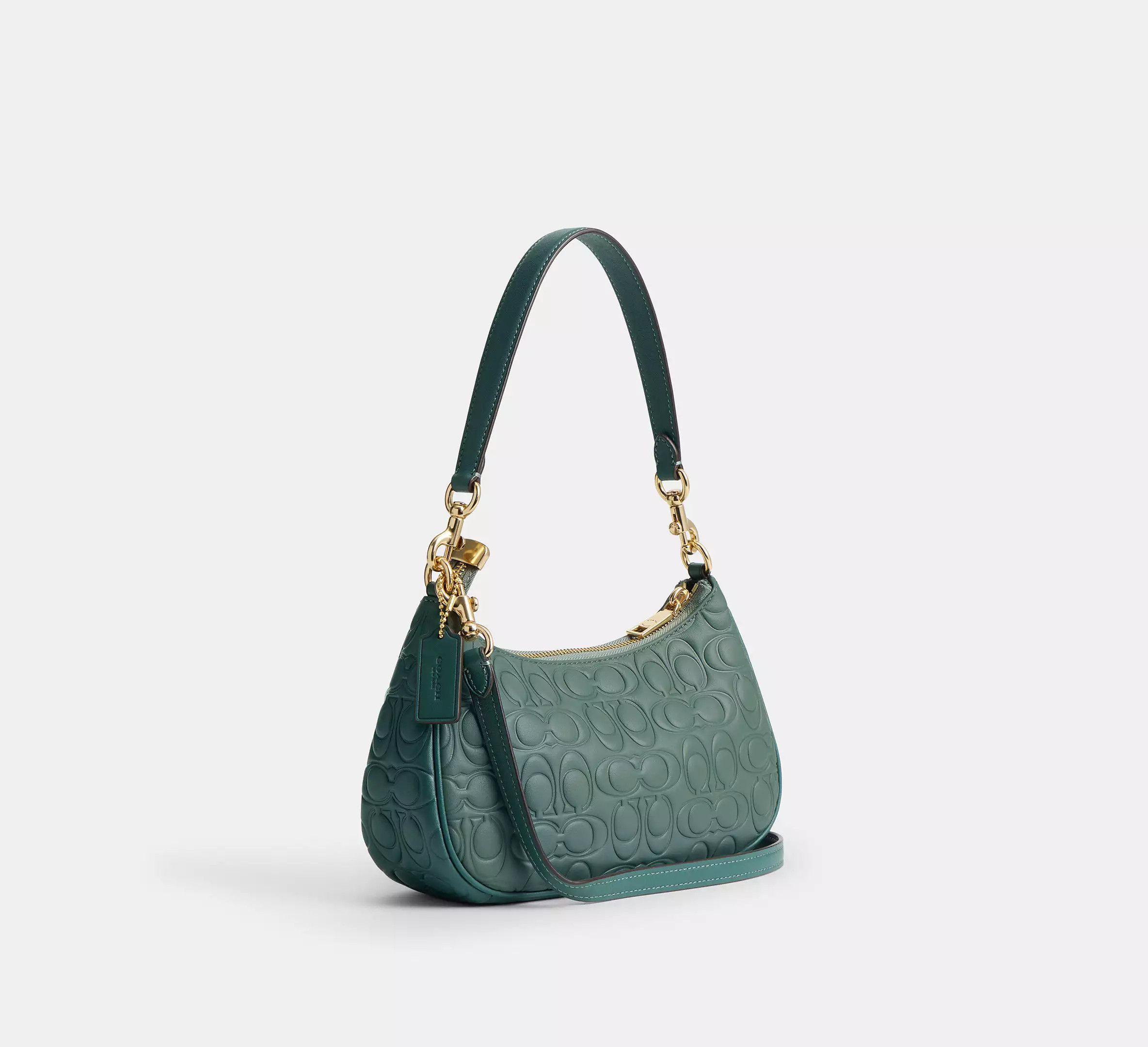 Coach Teri Shoulder Bag In Blocked Signature Leather CY674 Size ONE SIZE - 7 Thumbnail