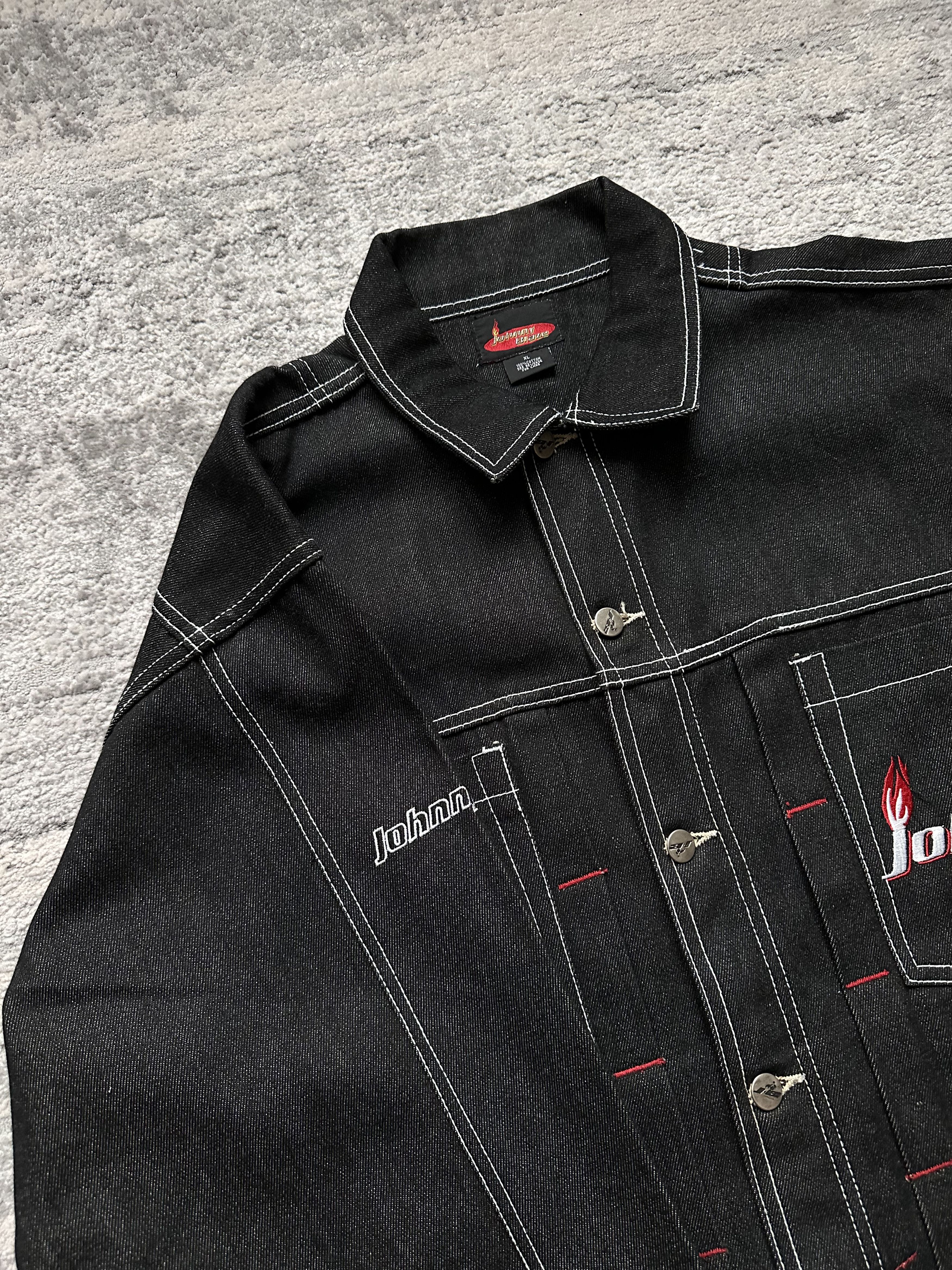 Vintage Johnny Blaze vintage rare denim jacket Size US XL / EU 56 / 4 - 5 Thumbnail