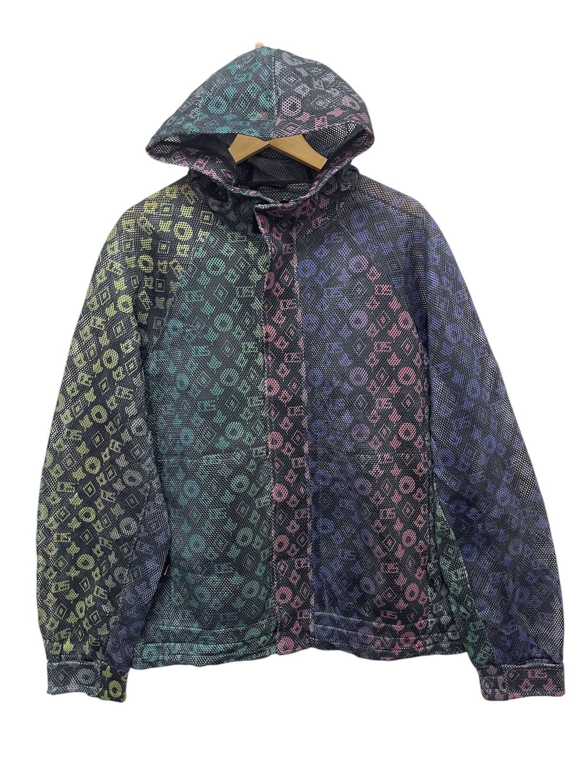 Designer Vintage Mesh Jacket Inspired LV Gradient Design Size US XL / EU 56 / 4 - 1 Thumbnail