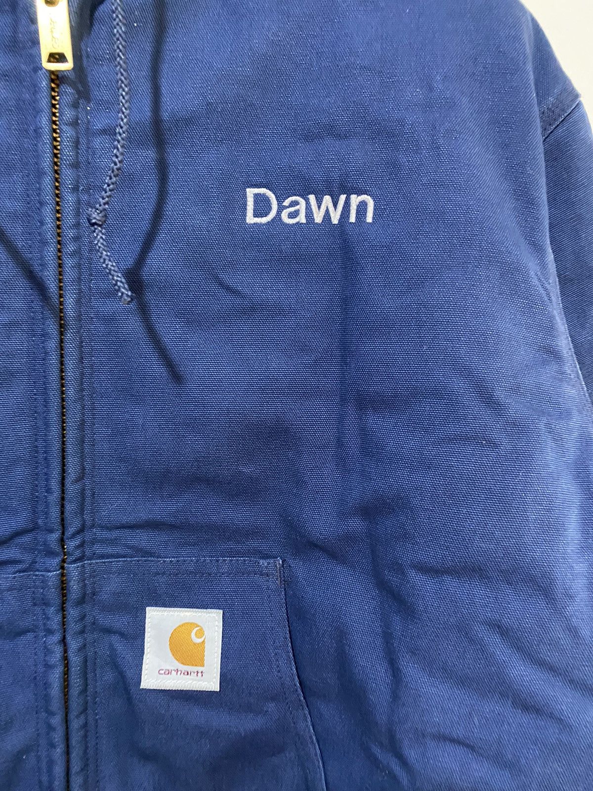 Carhartt Carhartt USA Active Jacket, sizeXL, blue, with patch, used, Size US XL / EU 56 / 4 - 4 Thumbnail