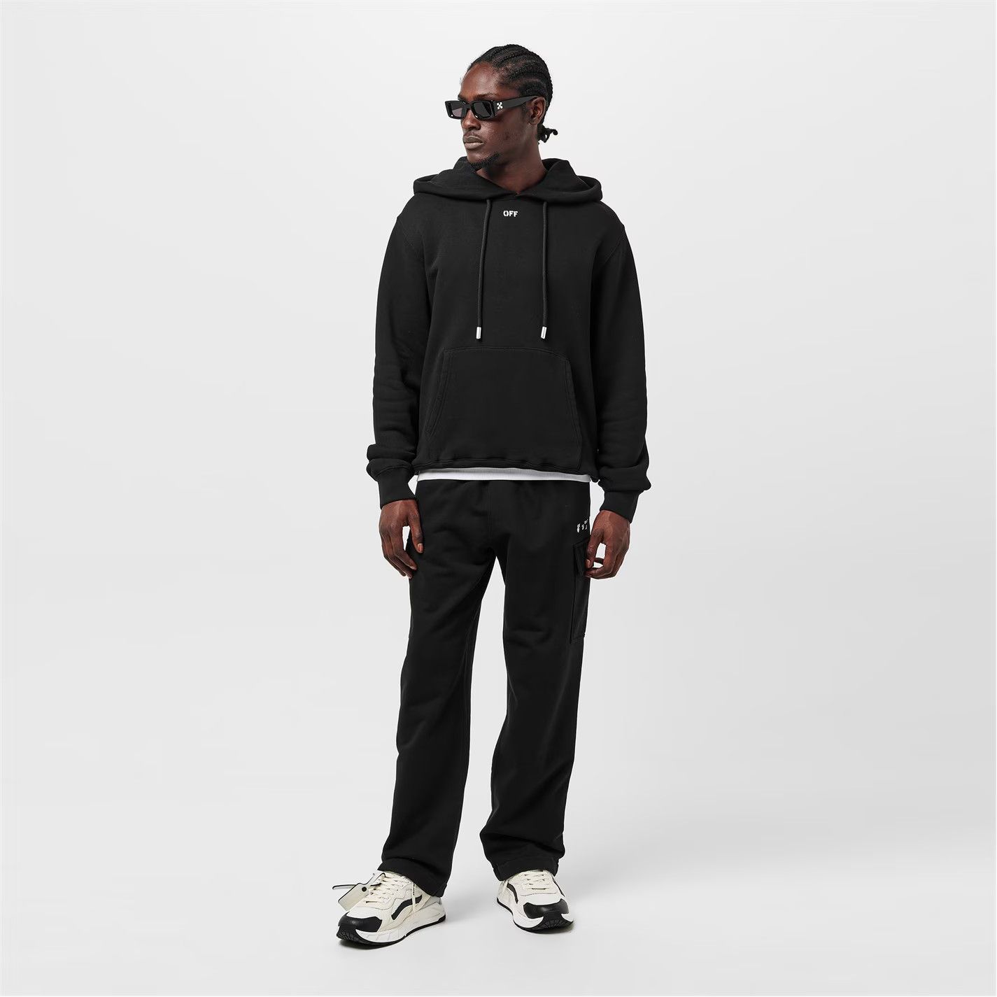 Off-White o1g2r1mq0226 Brick Arrows Slim Fit Hoodie In Black Size US XXL / EU 58 / 5 - 5 Thumbnail