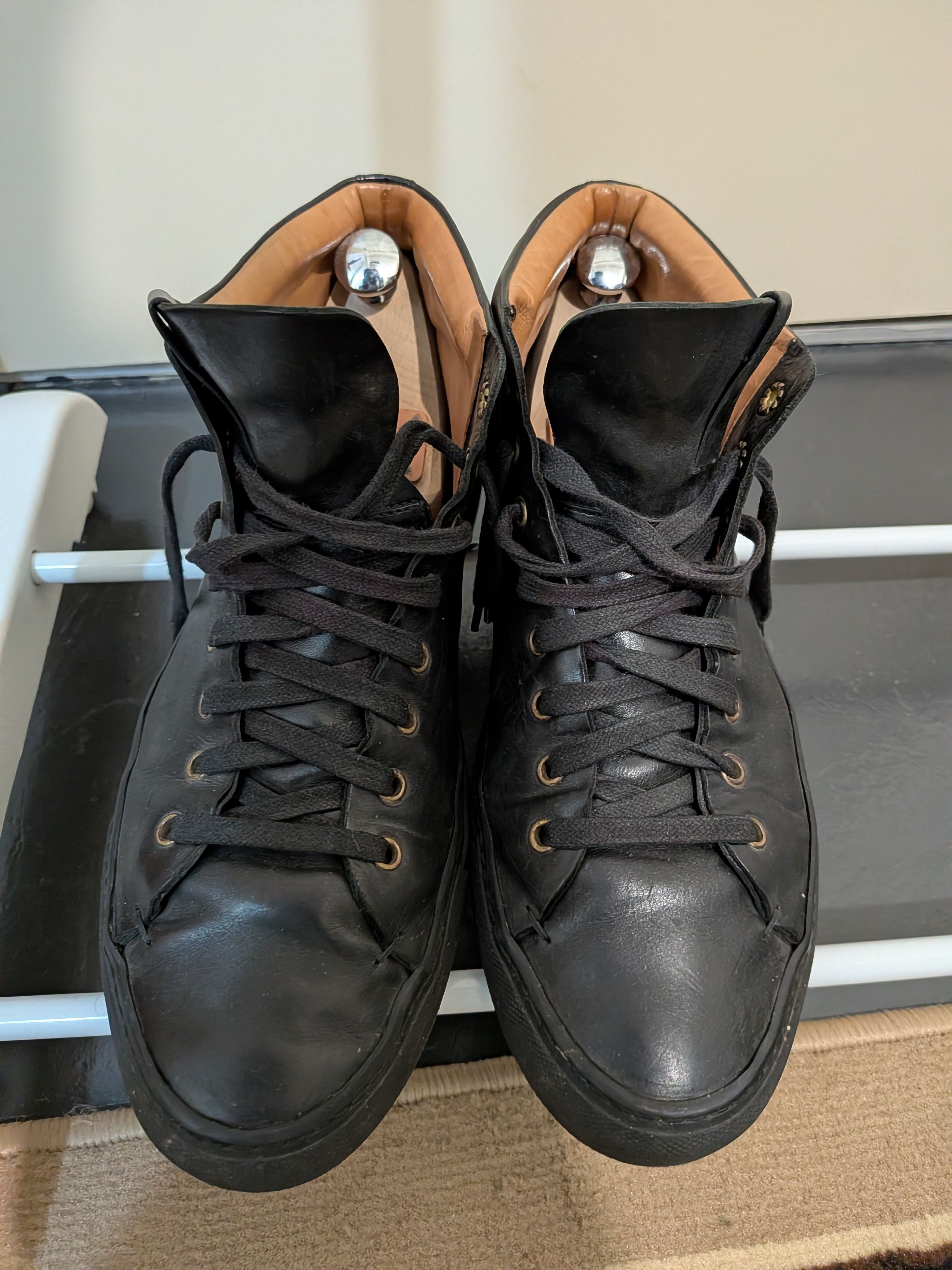 Buttero Buttero Tanino Mid Sneaker - Black / Black Size US 9 / EU 42 - 1 Thumbnail