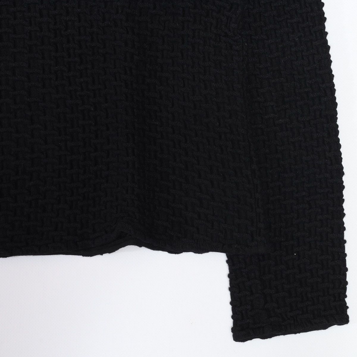 Annette Gortz Annette Gortz Wool Nylon Waffle Sweater Black Size M / US 6-8 / IT 42-44 - 4 Thumbnail