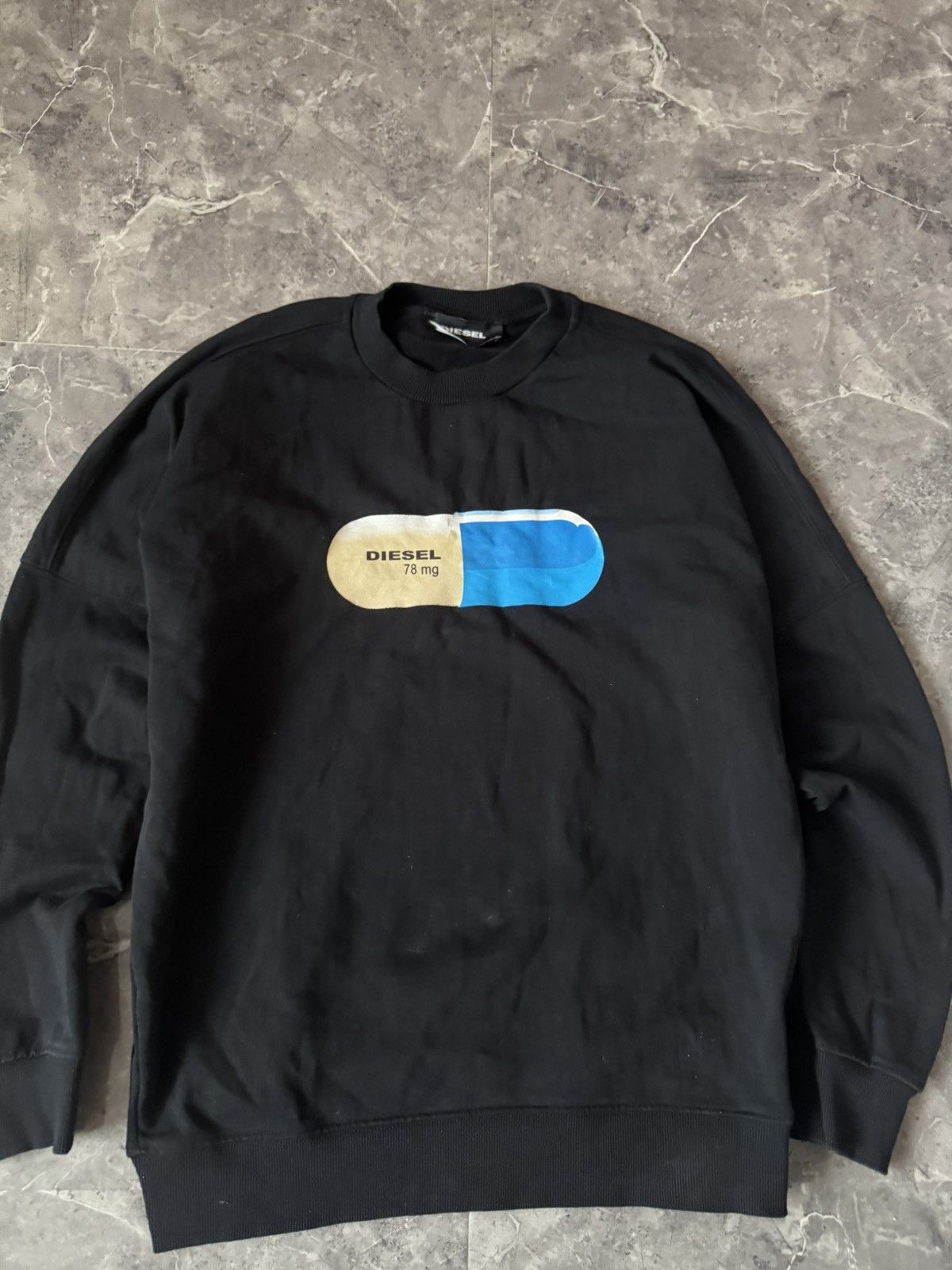 Diesel Diesel pill sweatshirt Black Size US S / EU 44-46 / 1 - 3 Thumbnail